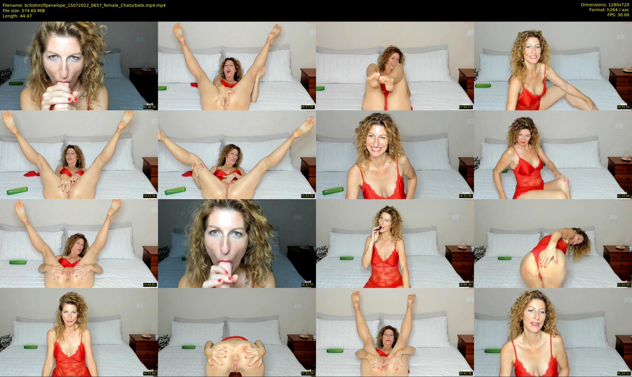 britishmilfpenelope — 45 minute Chaturbate female cam show recording, 720p, Jul 15, 2022