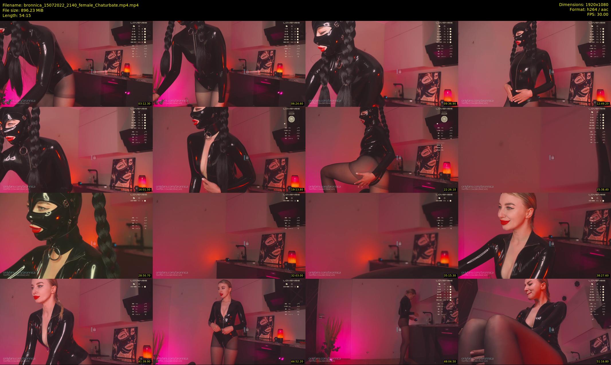 bronnica — 55 minute Chaturbate female cam show recording, 1080p, Jul 15, 2022