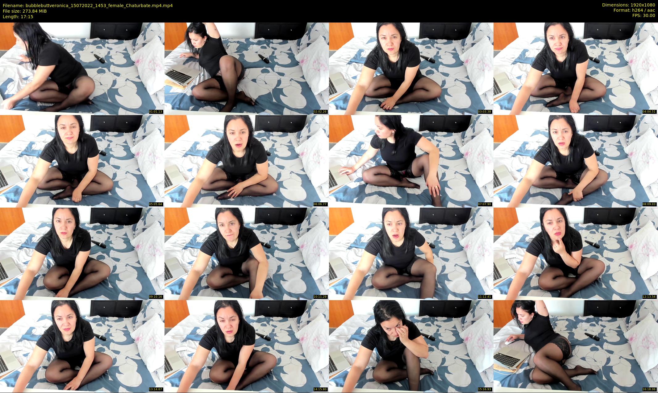 bubblebuttveronica — 18 minute Chaturbate female cam show recording, 1080p, Jul 15, 2022