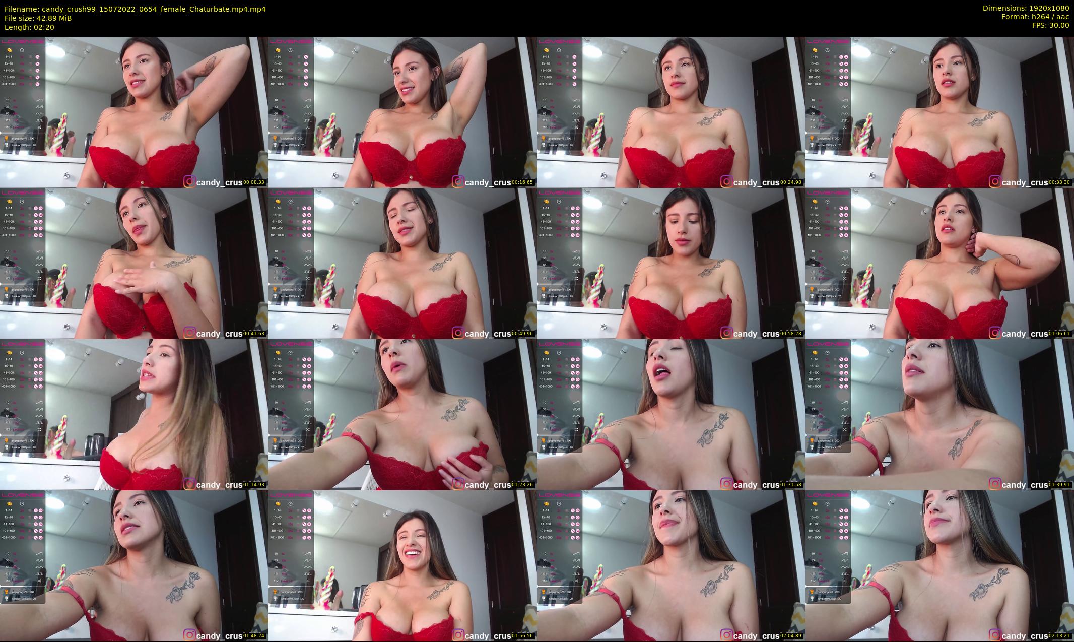 candy_crush99 — 3 minute Chaturbate female cam show recording, 1080p, Jul 15, 2022