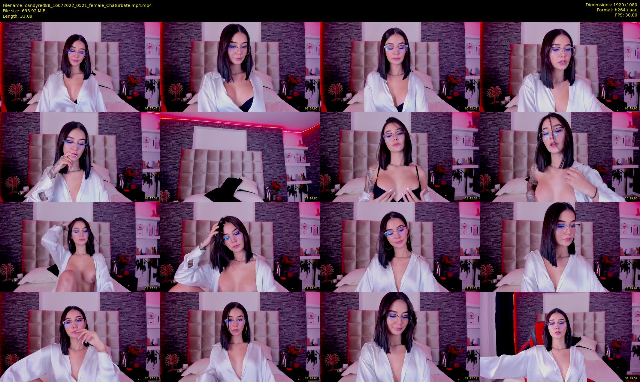 candyred88 — 34 minute Chaturbate female cam show recording, 1080p, Jul 16, 2022