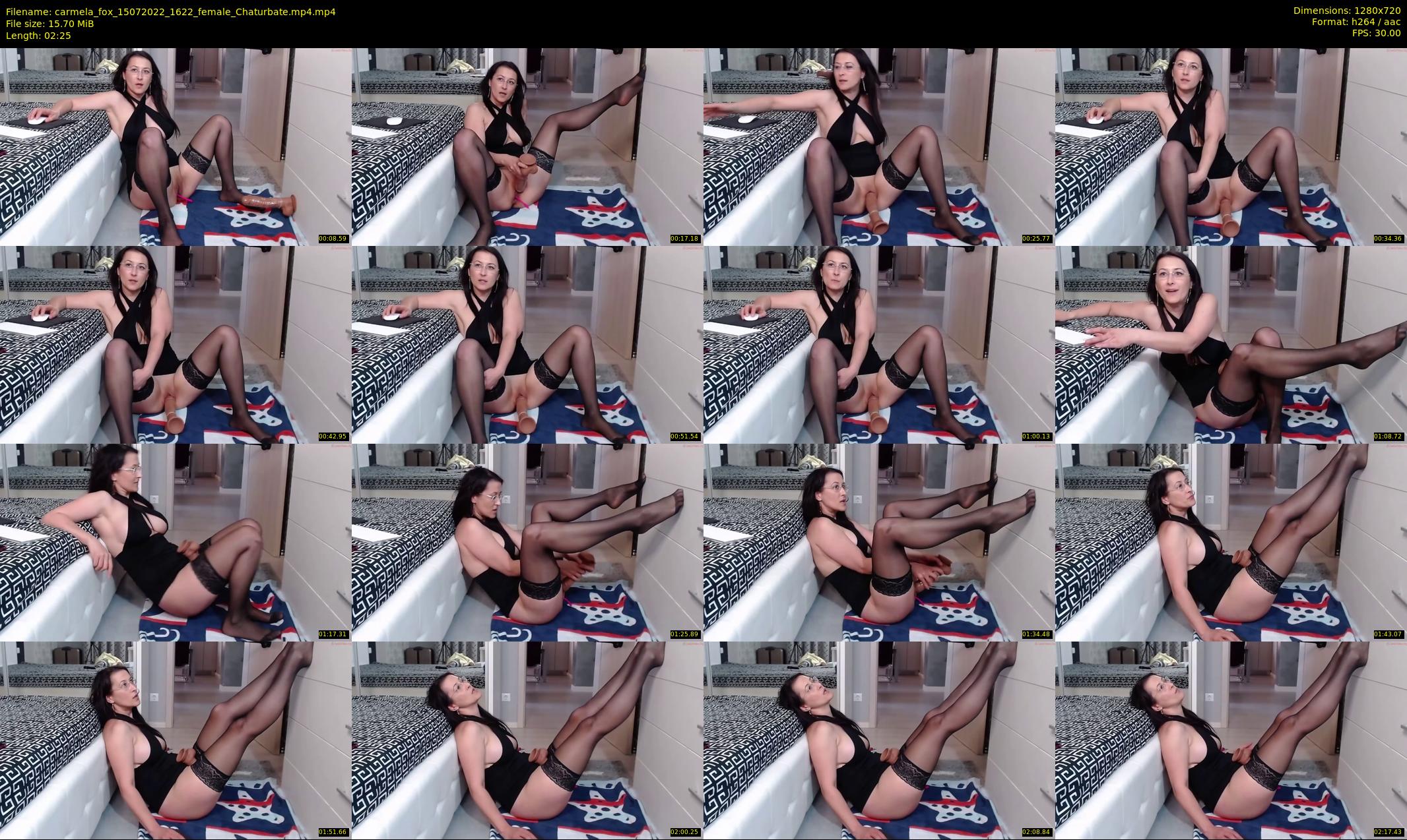 carmela_fox — 3 minute Chaturbate female cam show recording, 720p, Jul 15, 2022