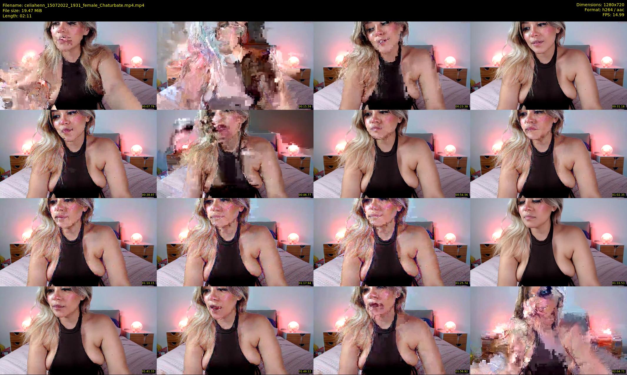 celiahenn — 3 minute Chaturbate female cam show recording, 720p, Jul 15, 2022