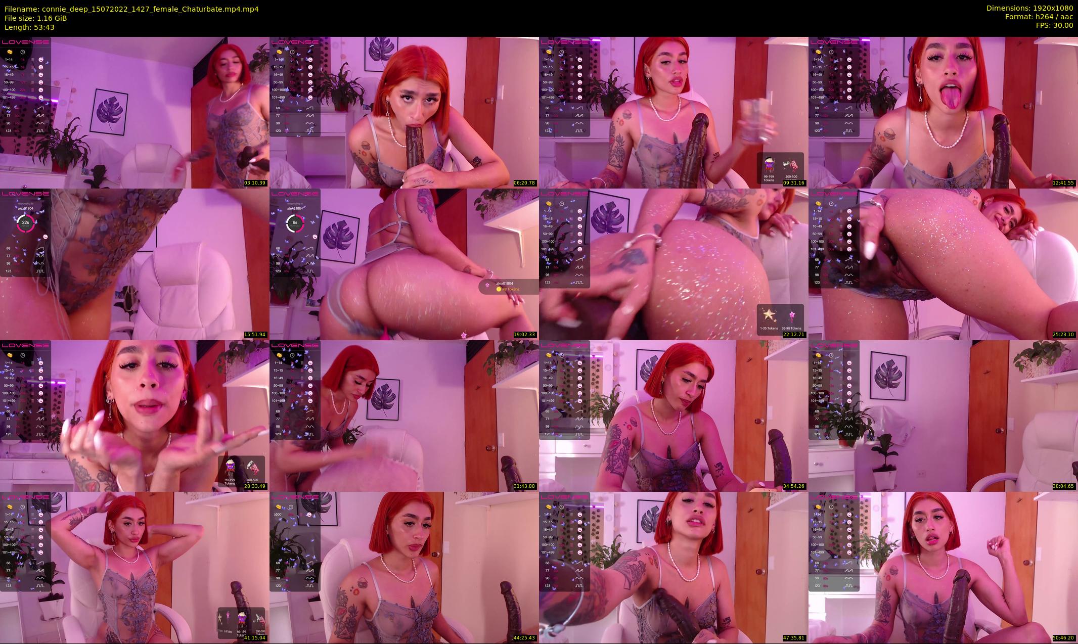 connie_deep — 54 minute Chaturbate female cam show recording, 1080p, Jul 15, 2022