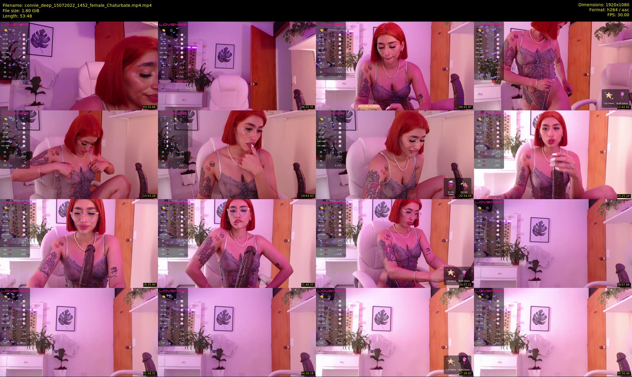 connie_deep — 54 minute Chaturbate female cam show recording, 1080p, Jul 15, 2022