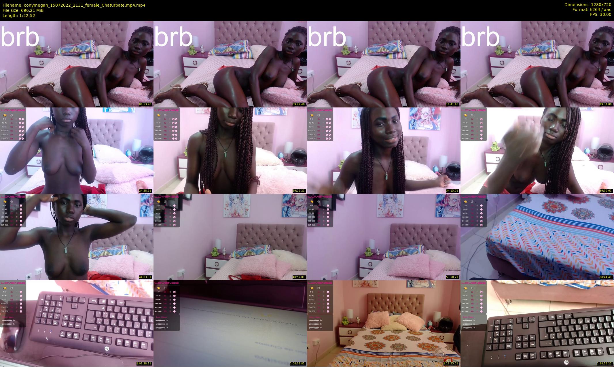 conymegan — 83 minute Chaturbate female cam show recording, 720p, Jul 15, 2022