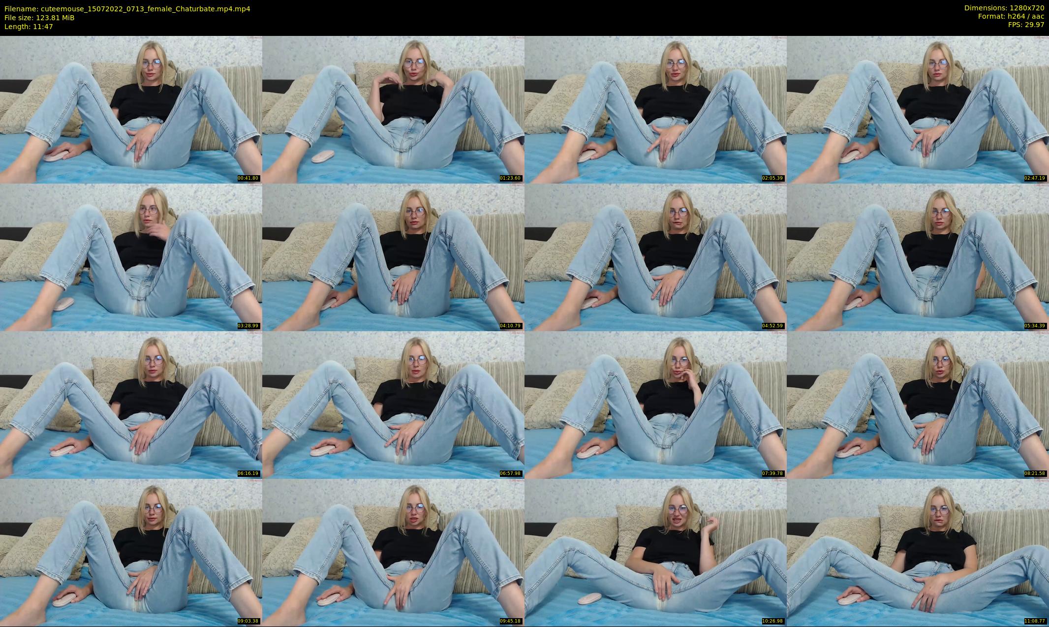 cuteemouse — 12 minute Chaturbate female cam show recording, 720p, Jul 15, 2022
