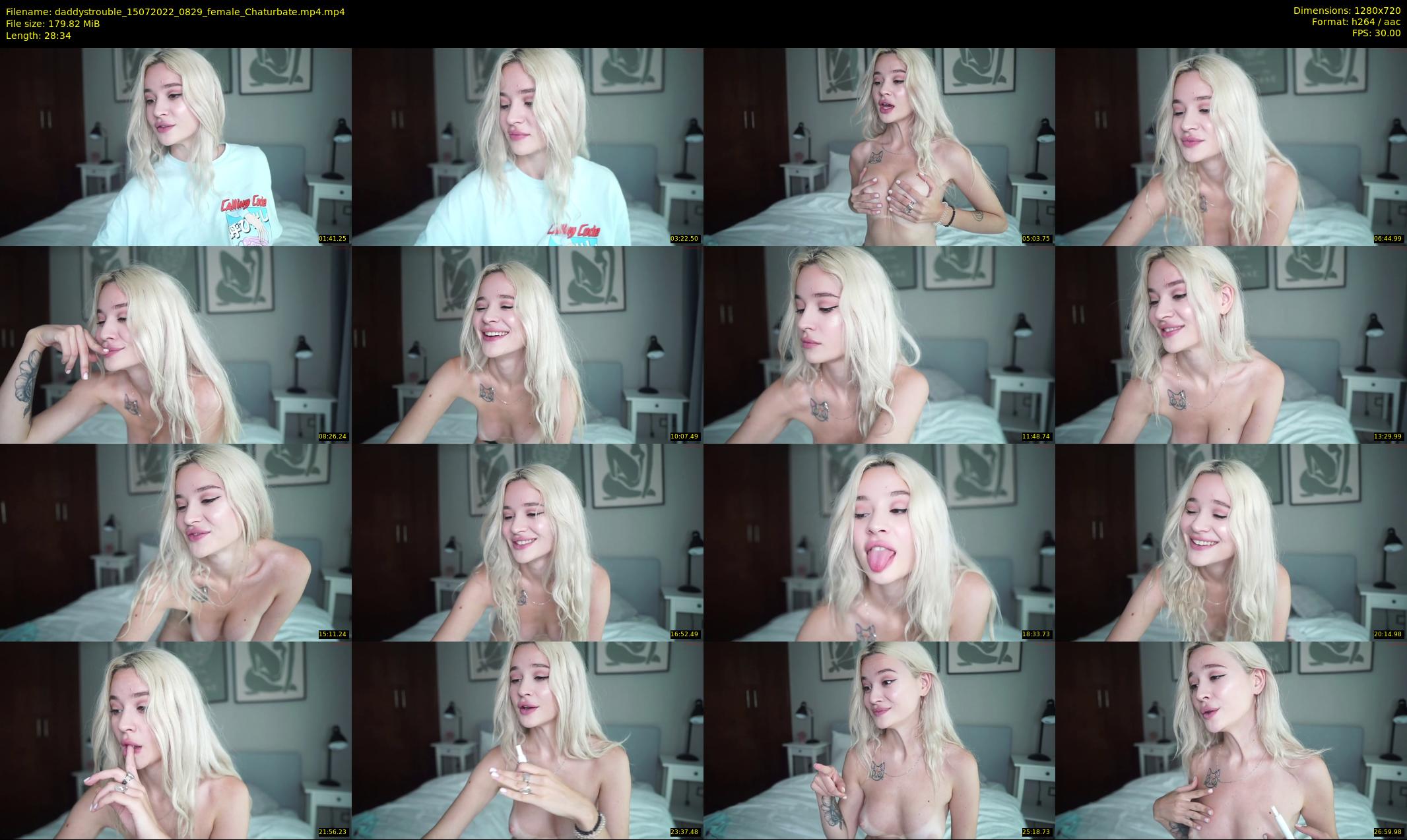 daddystrouble — 29 minute Chaturbate female cam show recording, 720p, Jul 15, 2022