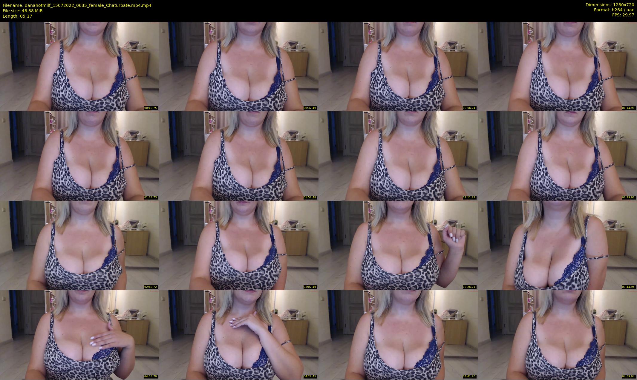 danahotmilf — 6 minute Chaturbate female cam show recording, 720p, Jul 15, 2022