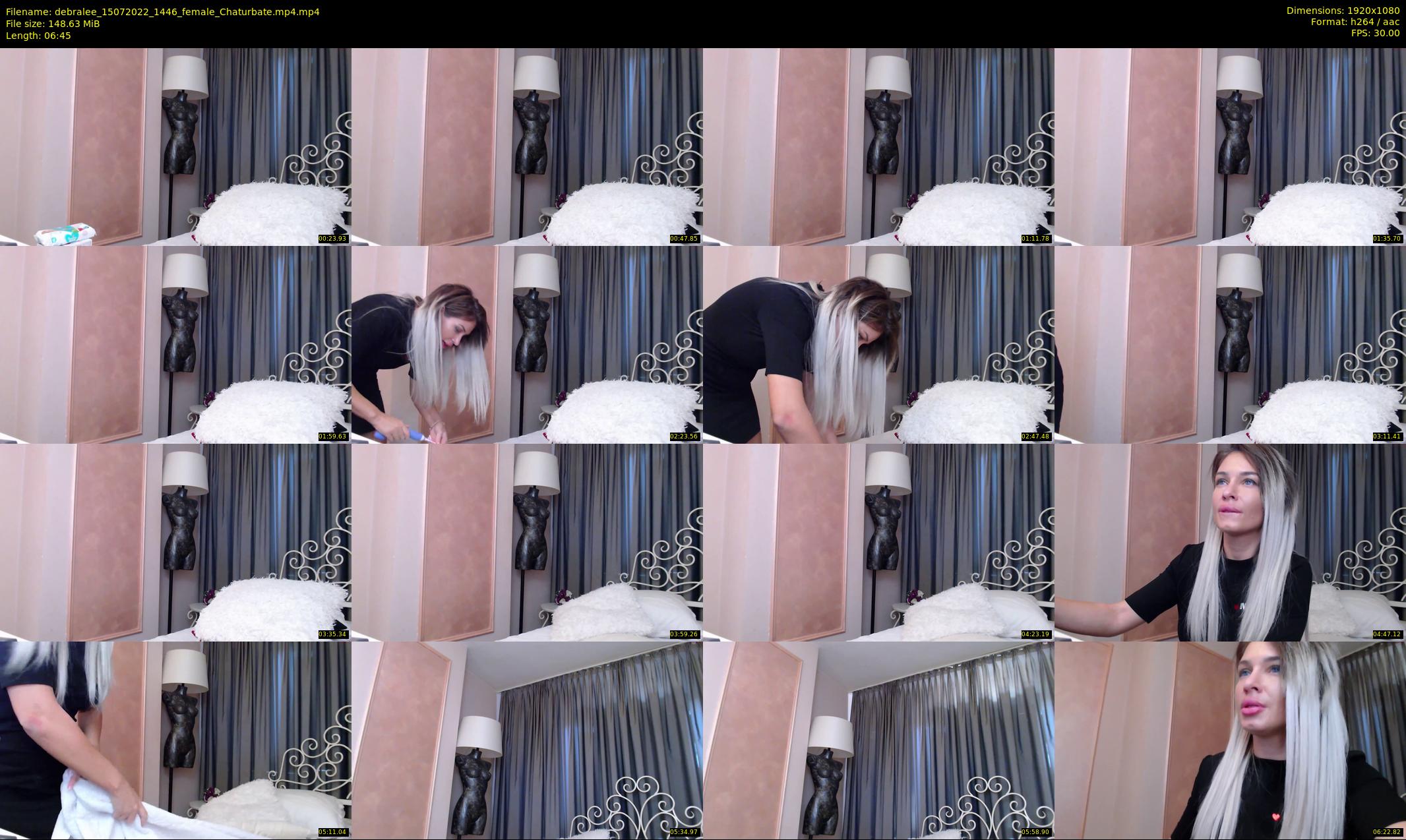debralee — 7 minute Chaturbate female cam show recording, 1080p, Jul 15, 2022