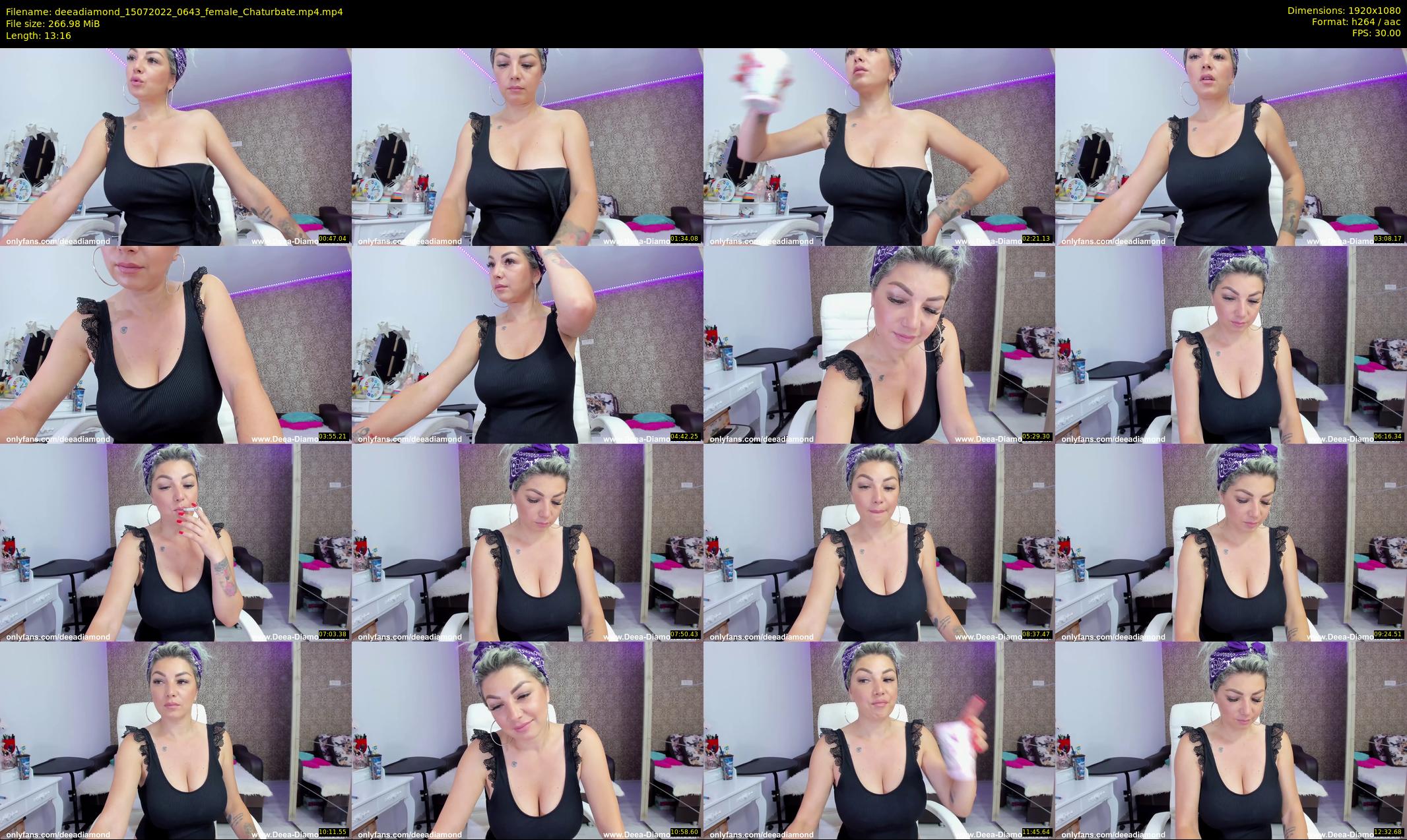 deeadiamond — 14 minute Chaturbate female cam show recording, 1080p, Jul 15, 2022