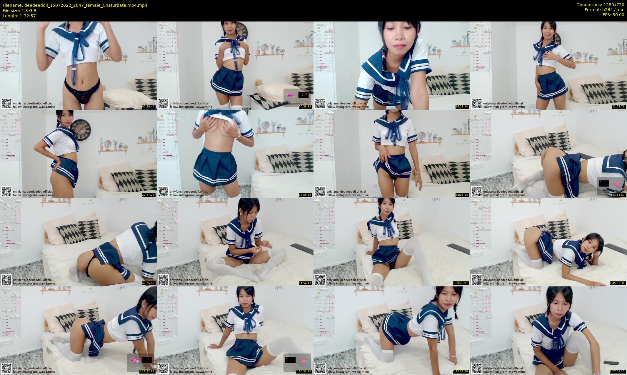 deedeedoll — 93 minute Chaturbate female cam show recording, 720p, Jul 15, 2022