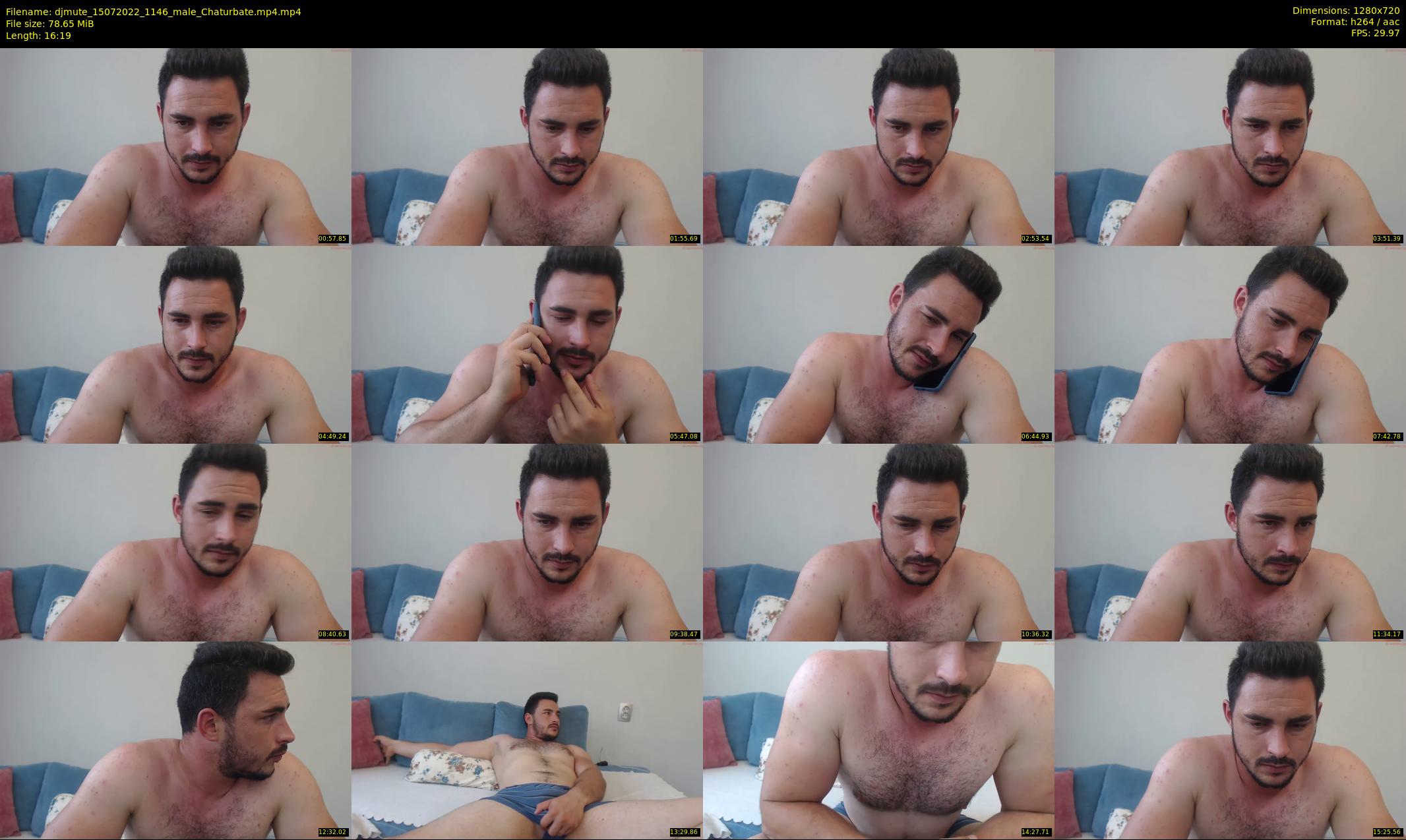 djmute — 17 minute Chaturbate male cam show recording, 720p, Jul 15, 2022