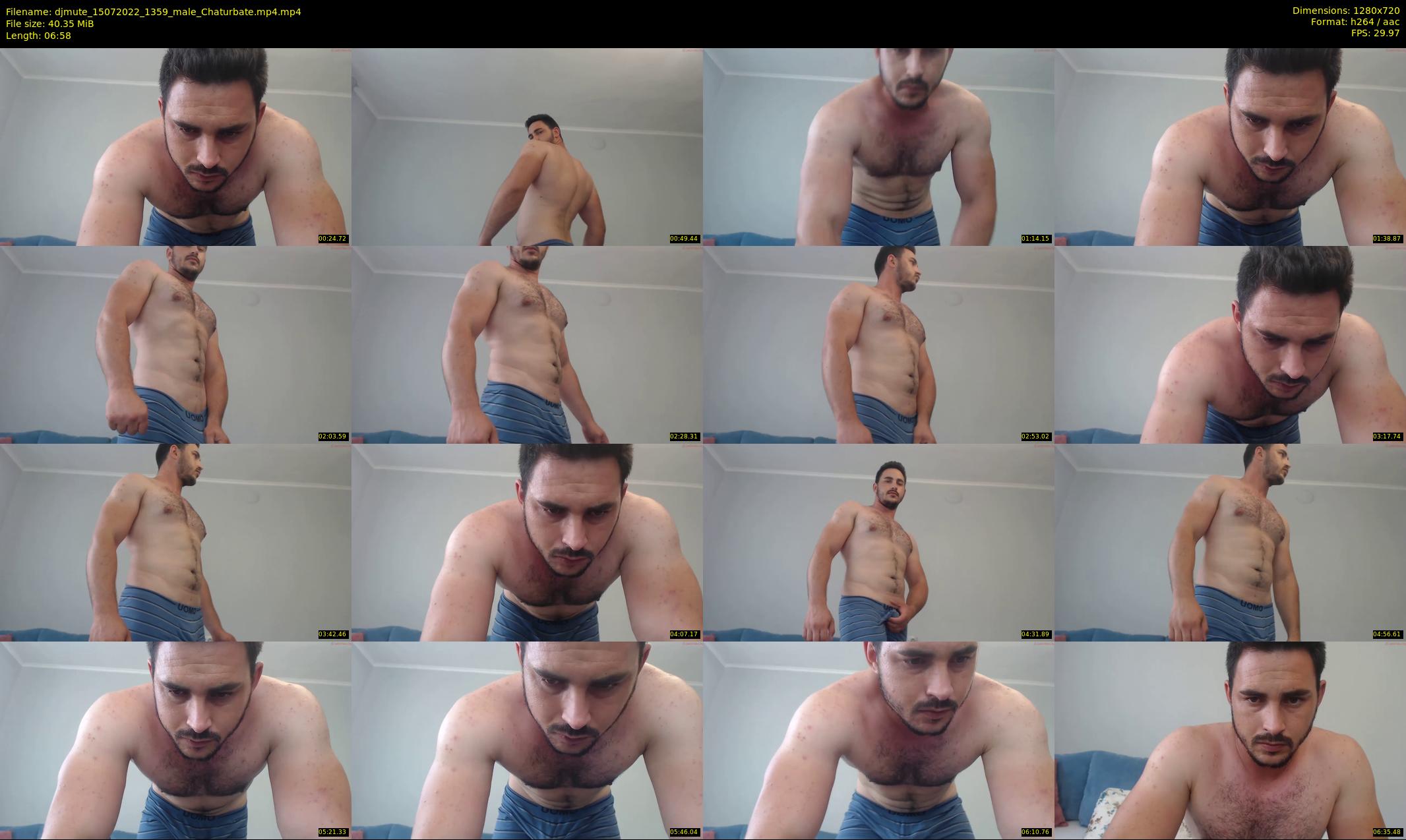 djmute — 7 minute Chaturbate male cam show recording, 720p, Jul 15, 2022