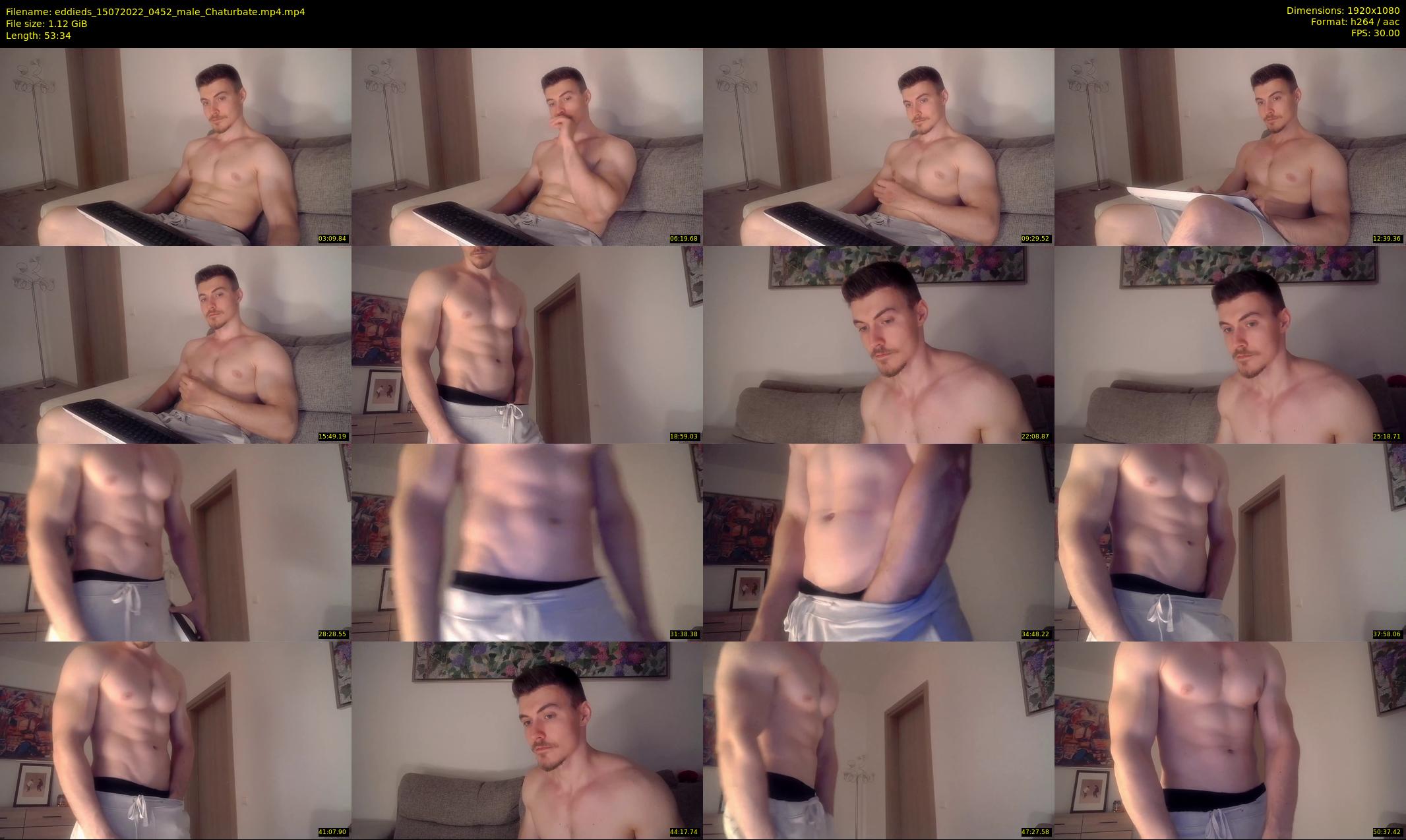 eddieds — 54 minute Chaturbate male cam show recording, 1080p, Jul 15, 2022
