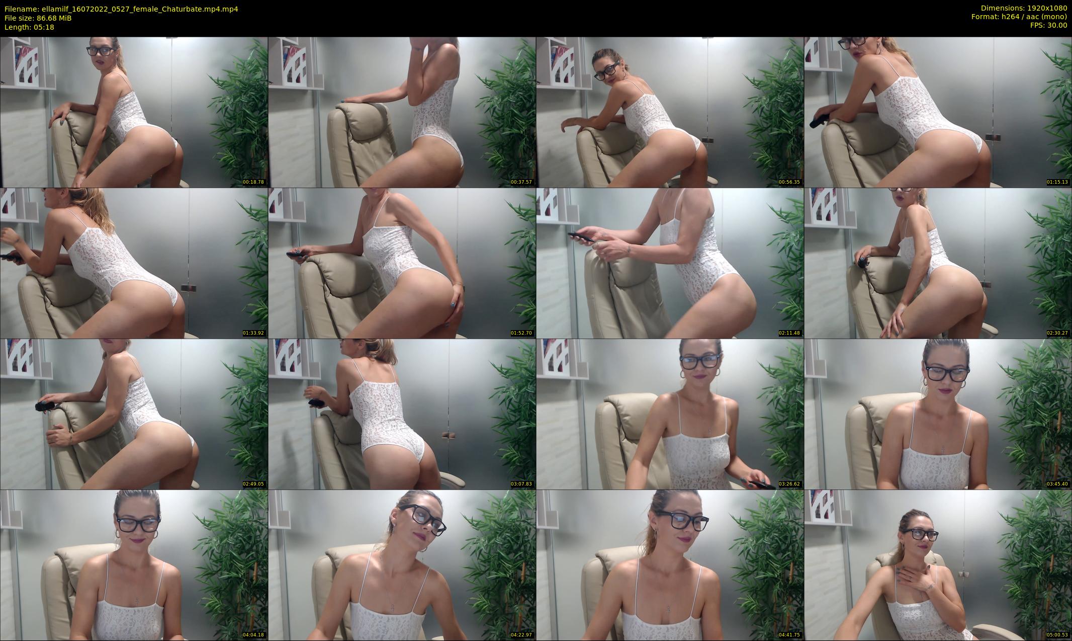 ellamilf — 6 minute Chaturbate female cam show recording, 1080p, Jul 16, 2022