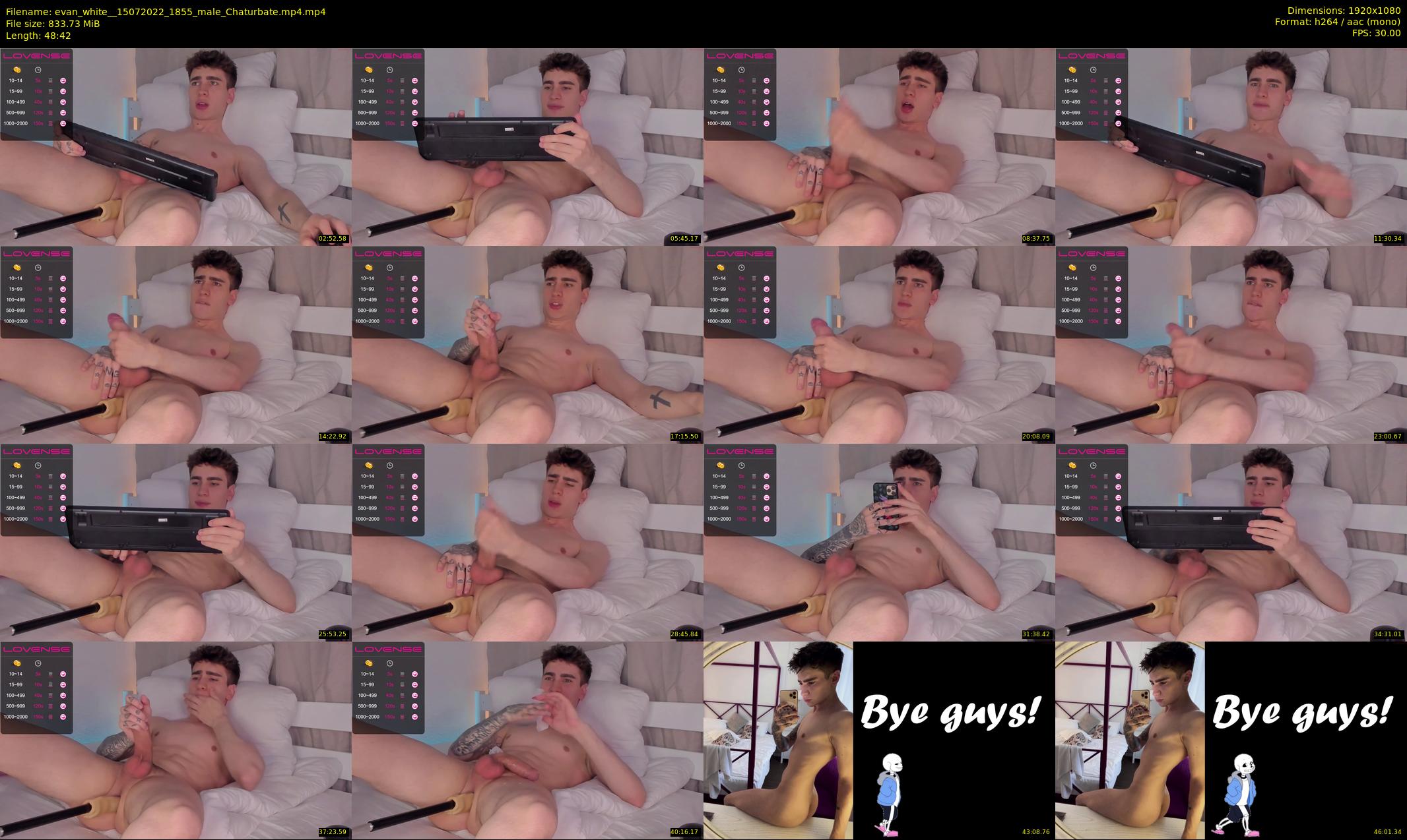 evan_white_ — 49 minute Chaturbate male cam show recording, 1080p, Jul 15, 2022