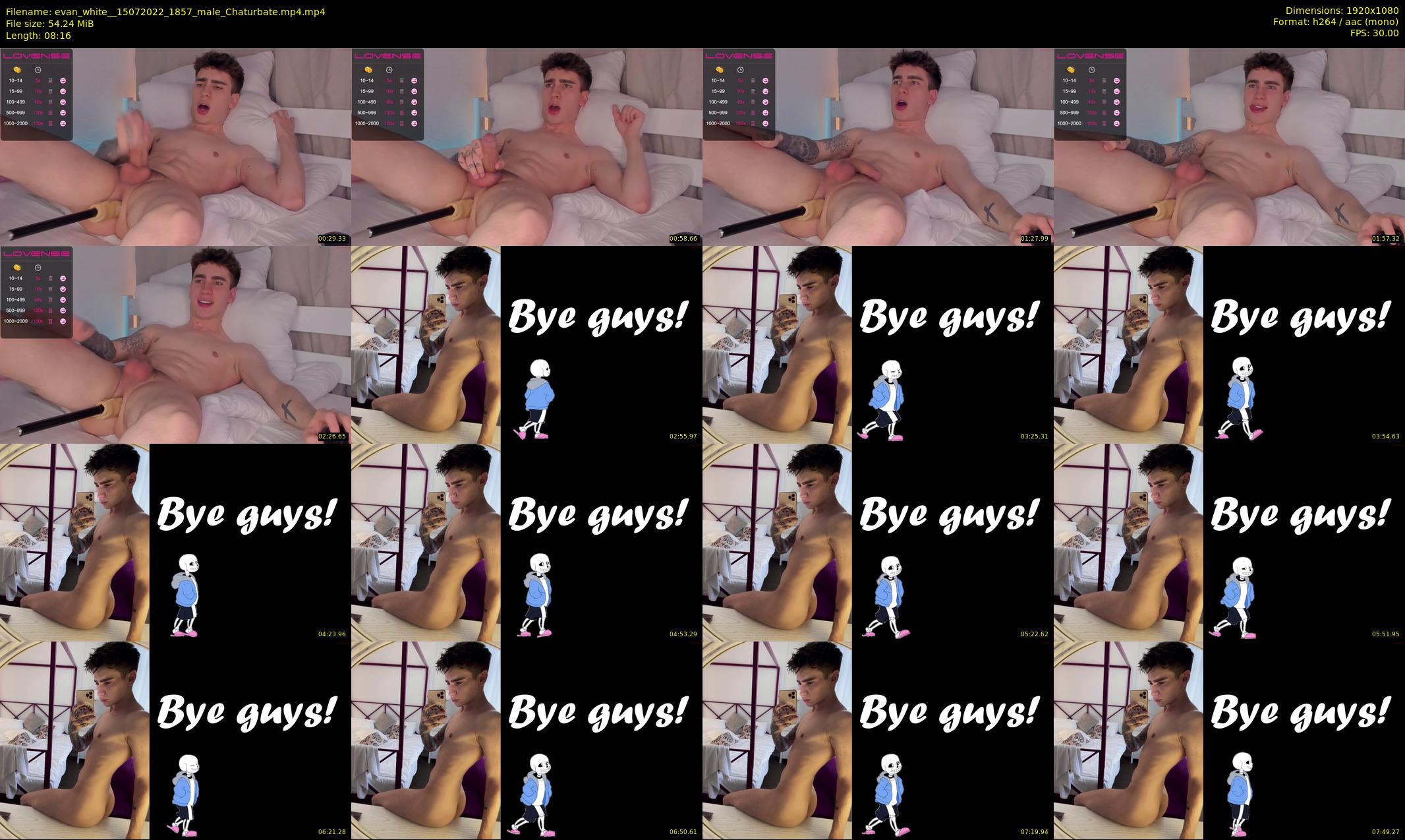 evan_white_ — 9 minute Chaturbate male cam show recording, 1080p, Jul 15, 2022