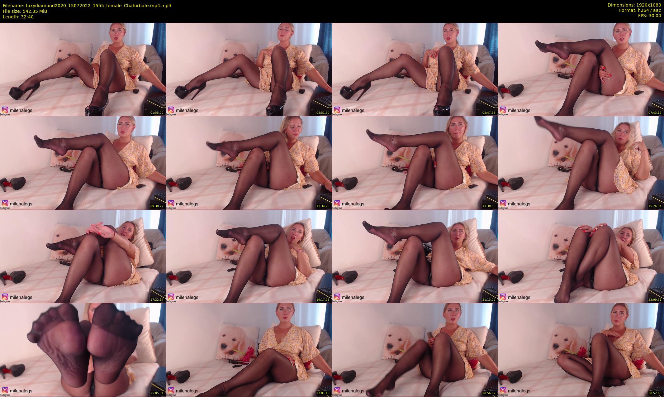 foxydiamond2020 — 33 minute Chaturbate female cam show recording, 1080p, Jul 15, 2022