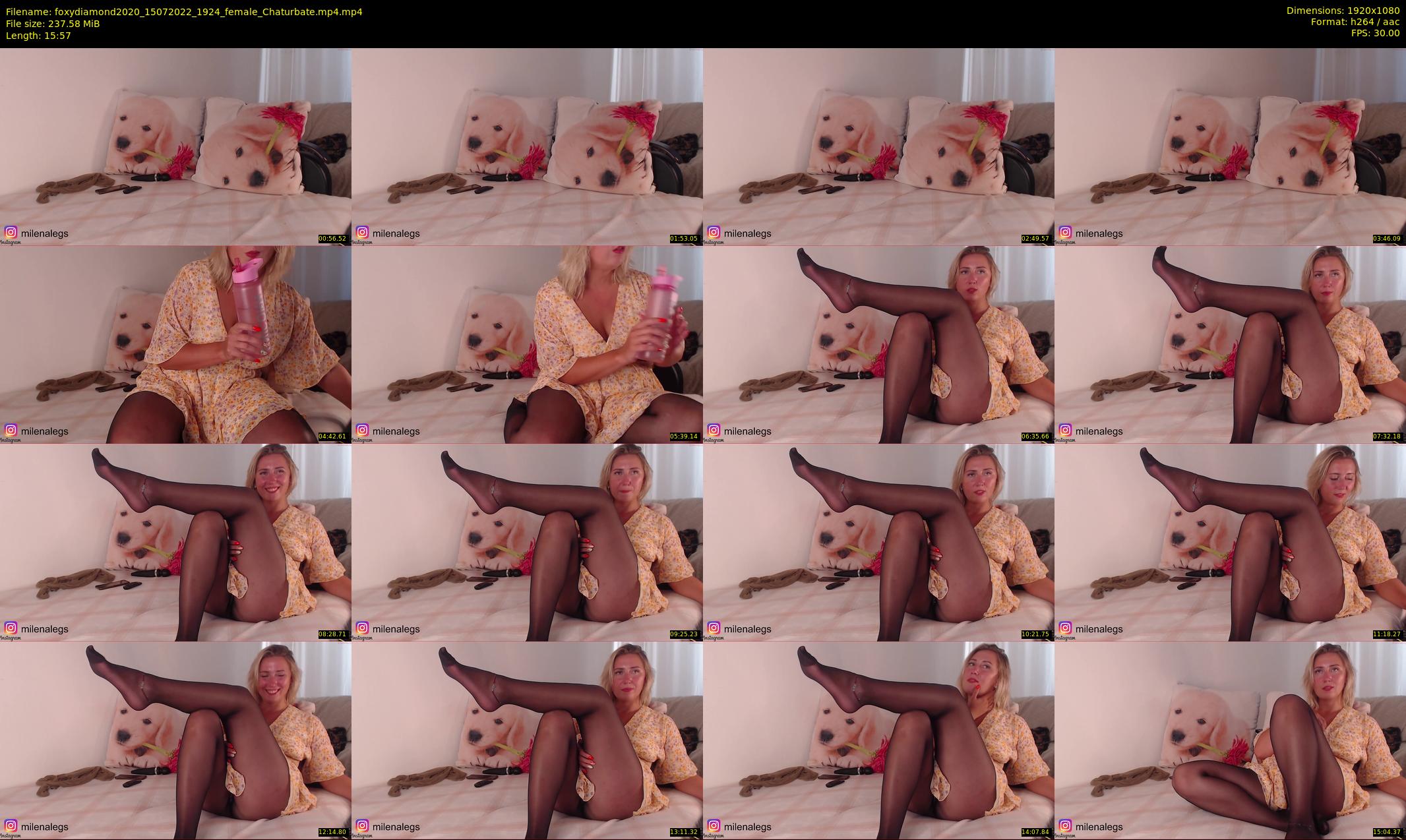 foxydiamond2020 — 16 minute Chaturbate female cam show recording, 1080p, Jul 15, 2022