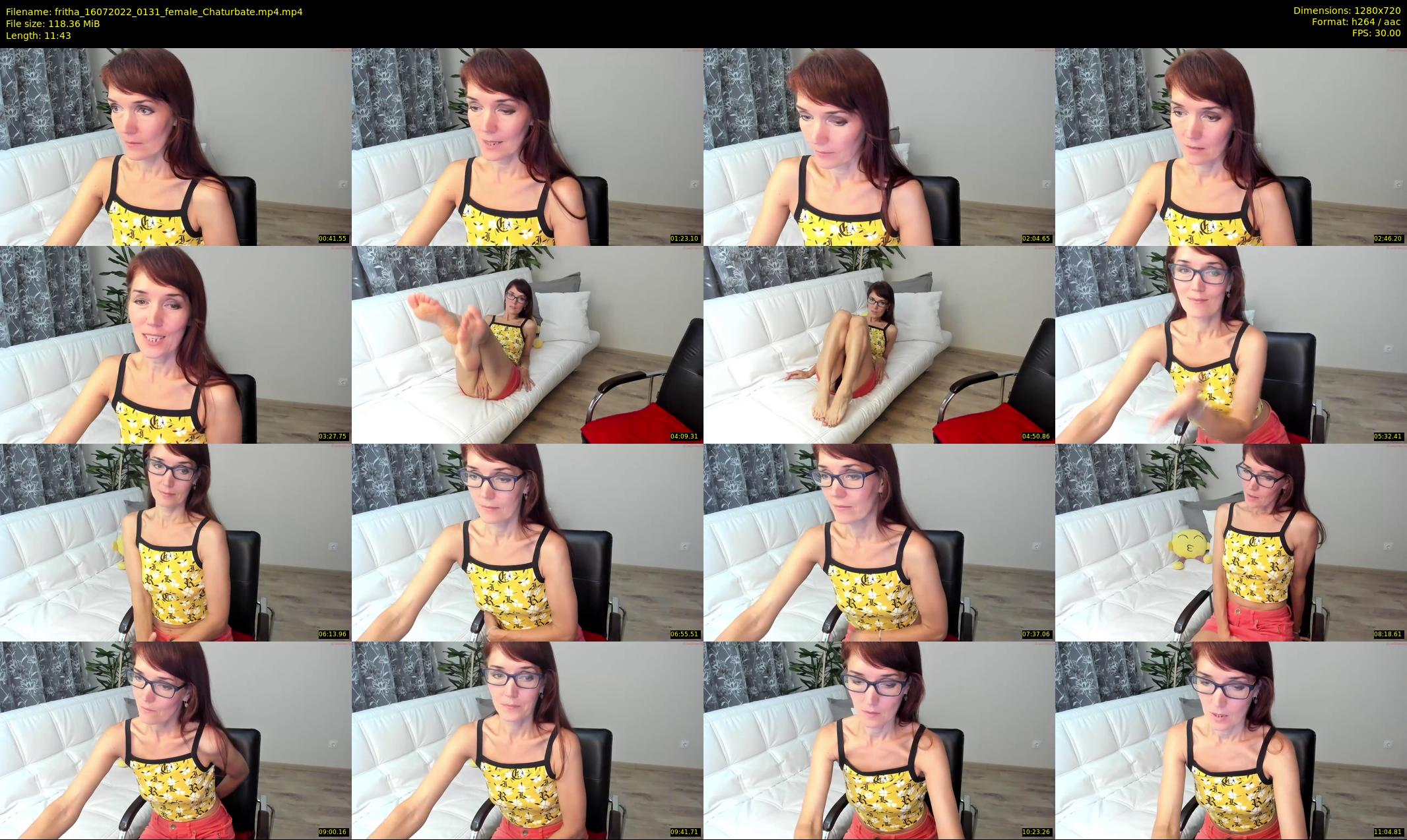 fritha — 12 minute Chaturbate female cam show recording, 720p, Jul 16, 2022
