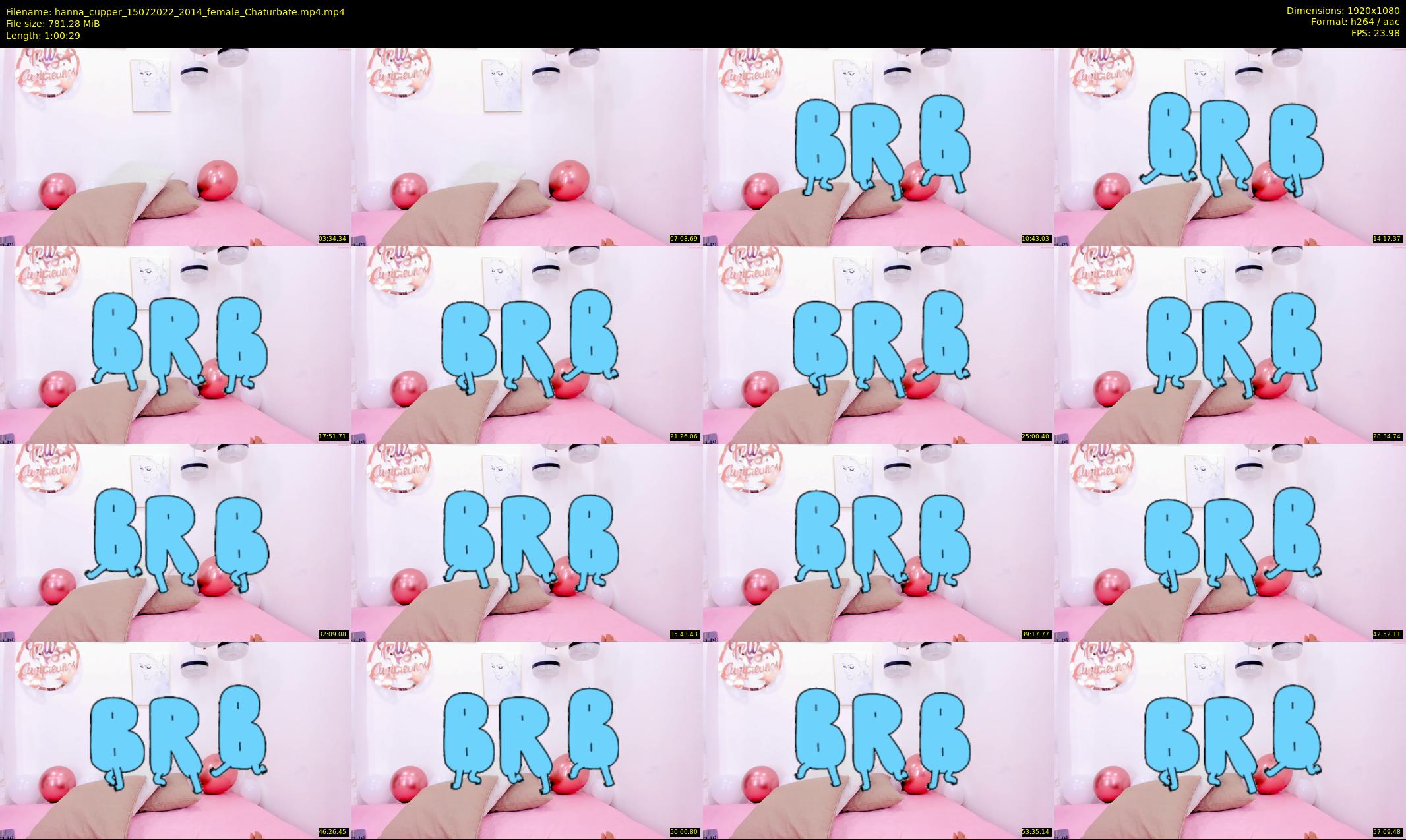 hanna_cupper — 61 minute Chaturbate female cam show recording, 1080p, Jul 15, 2022
