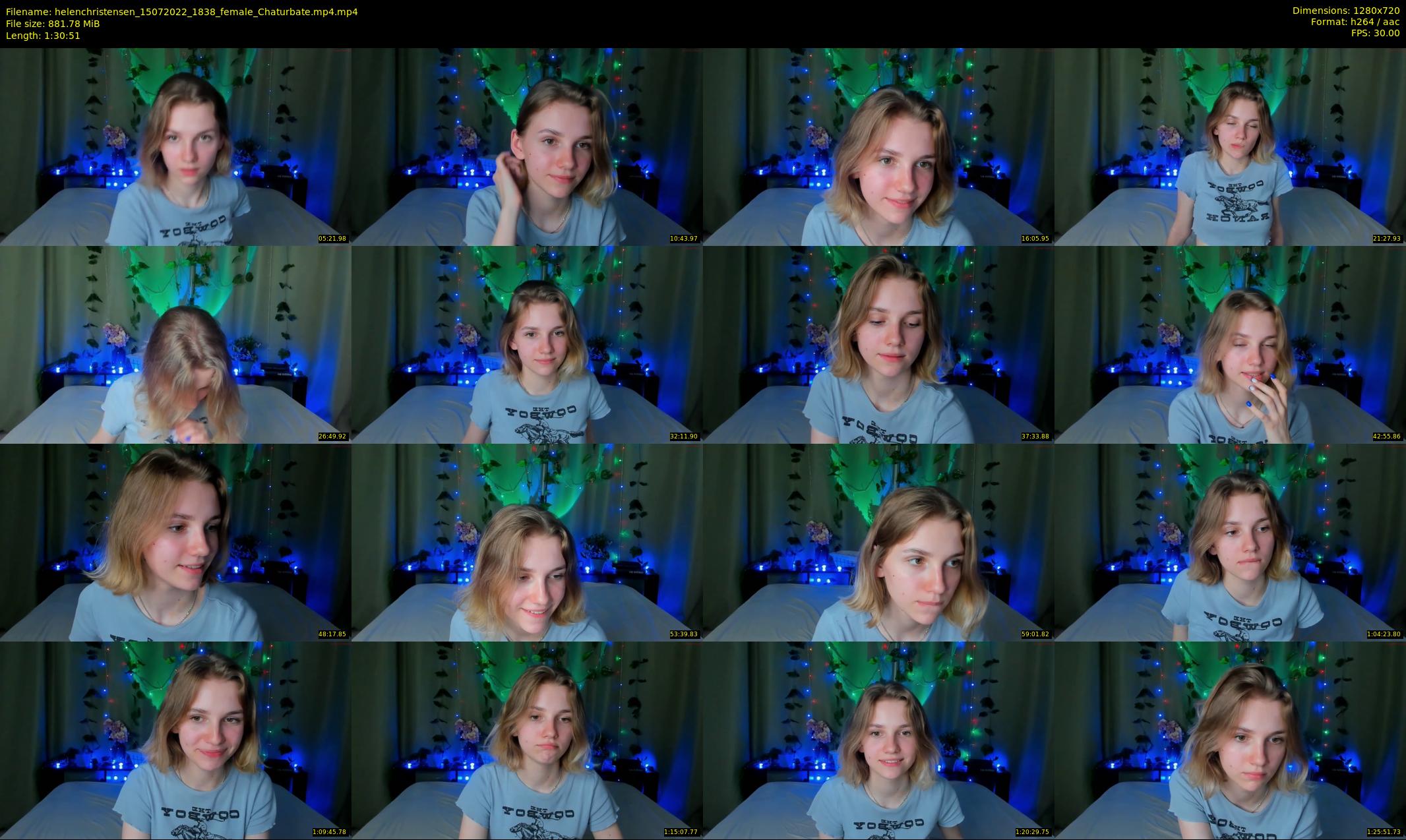 helenchristensen — 91 minute Chaturbate female cam show recording, 720p, Jul 15, 2022