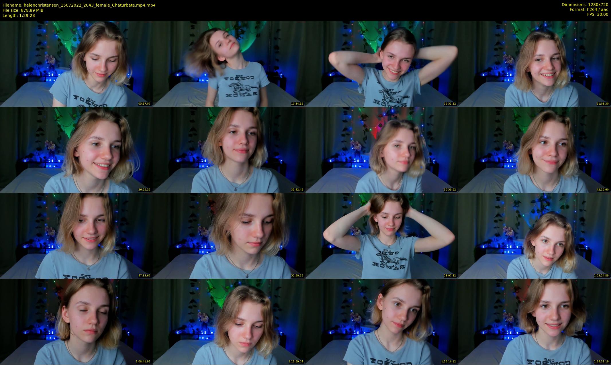 helenchristensen — 90 minute Chaturbate female cam show recording, 720p, Jul 15, 2022