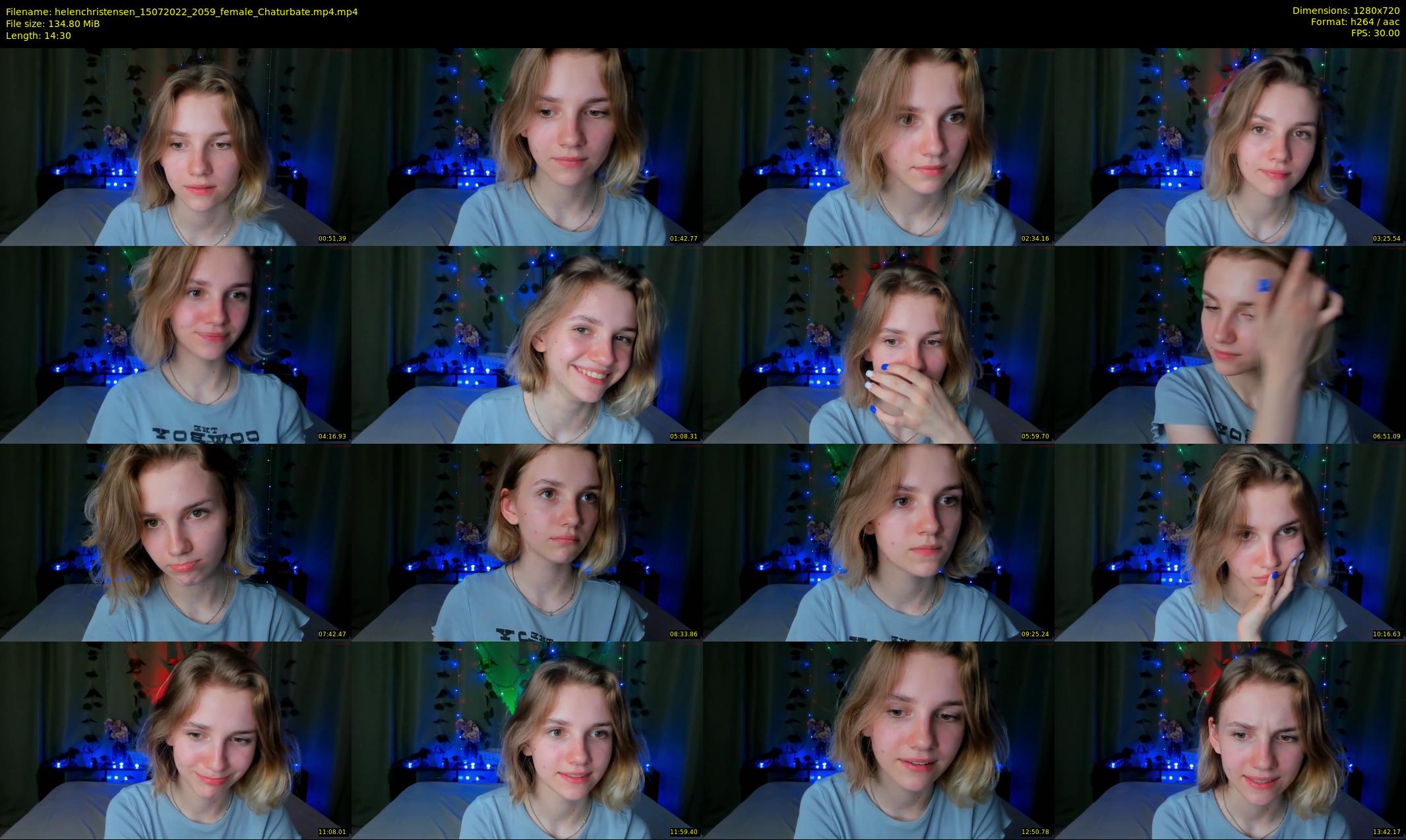 helenchristensen — 15 minute Chaturbate female cam show recording, 720p, Jul 15, 2022