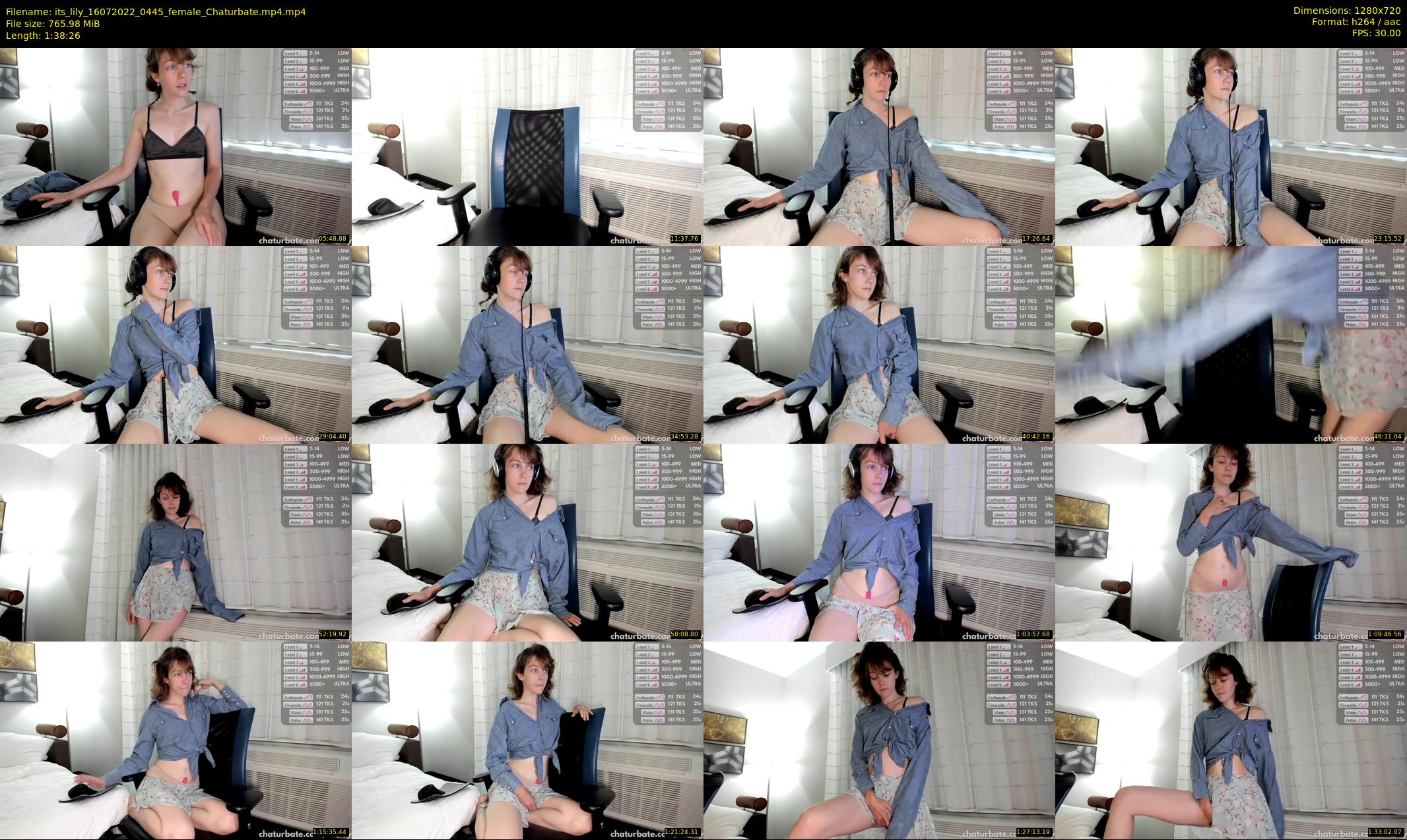 its_lily — 99 minute Chaturbate female cam show recording, 720p, Jul 16, 2022