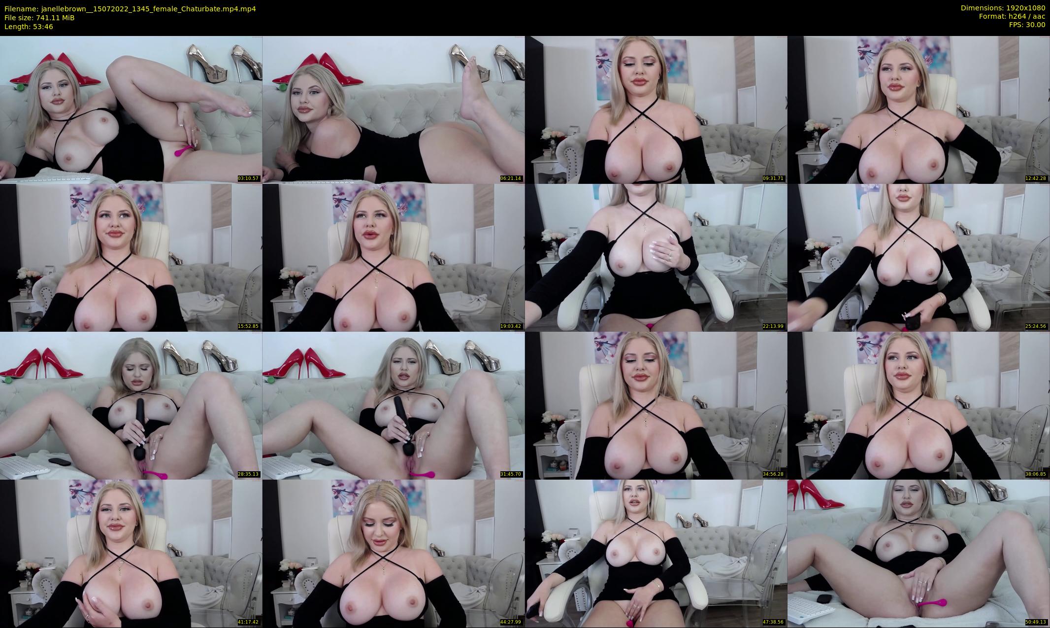 janellebrown_ — 54 minute Chaturbate female cam show recording, 1080p, Jul 15, 2022