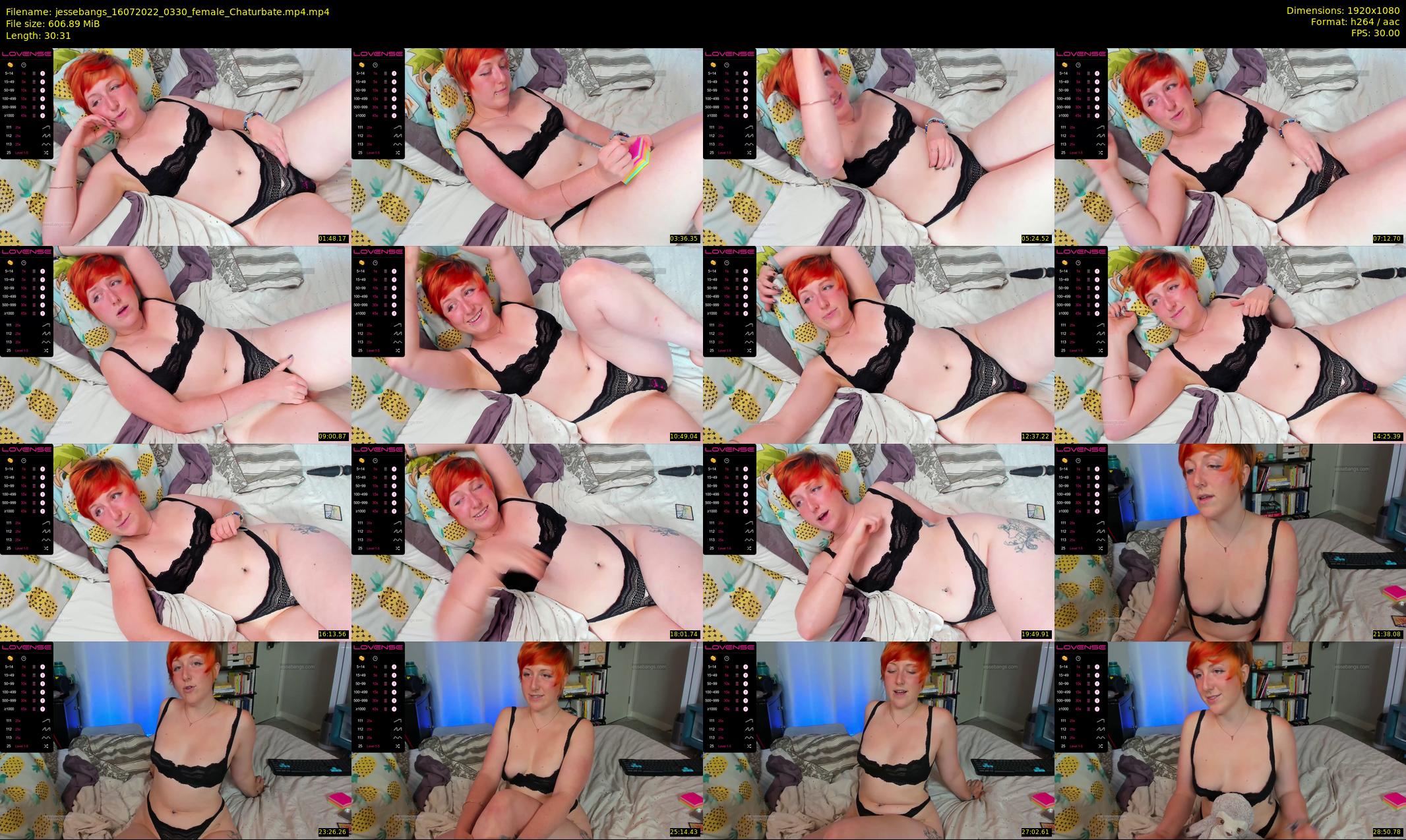 jessebangs — 31 minute Chaturbate female cam show recording, 1080p, Jul 16, 2022