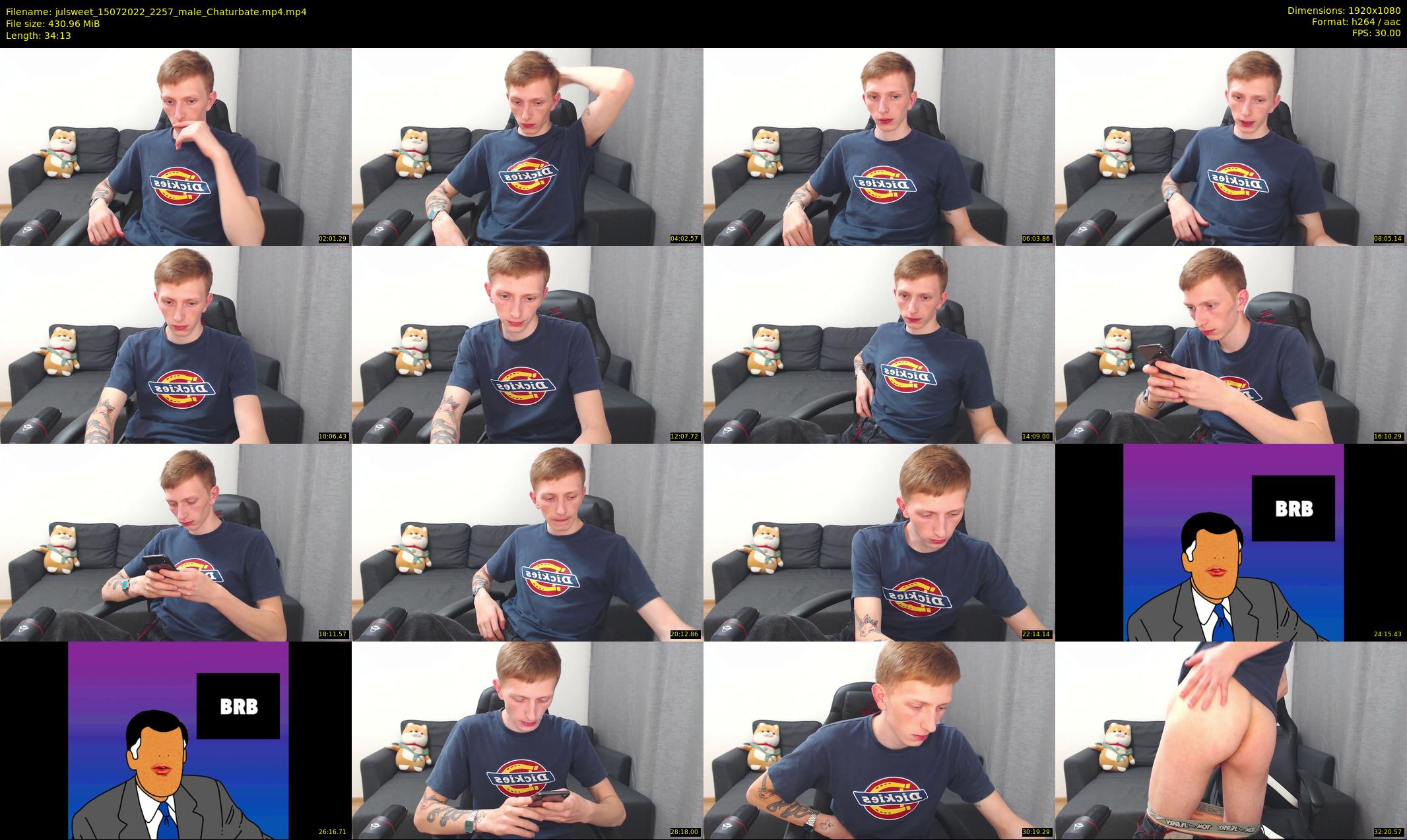 julsweet — 35 minute Chaturbate male cam show recording, 1080p, Jul 15, 2022
