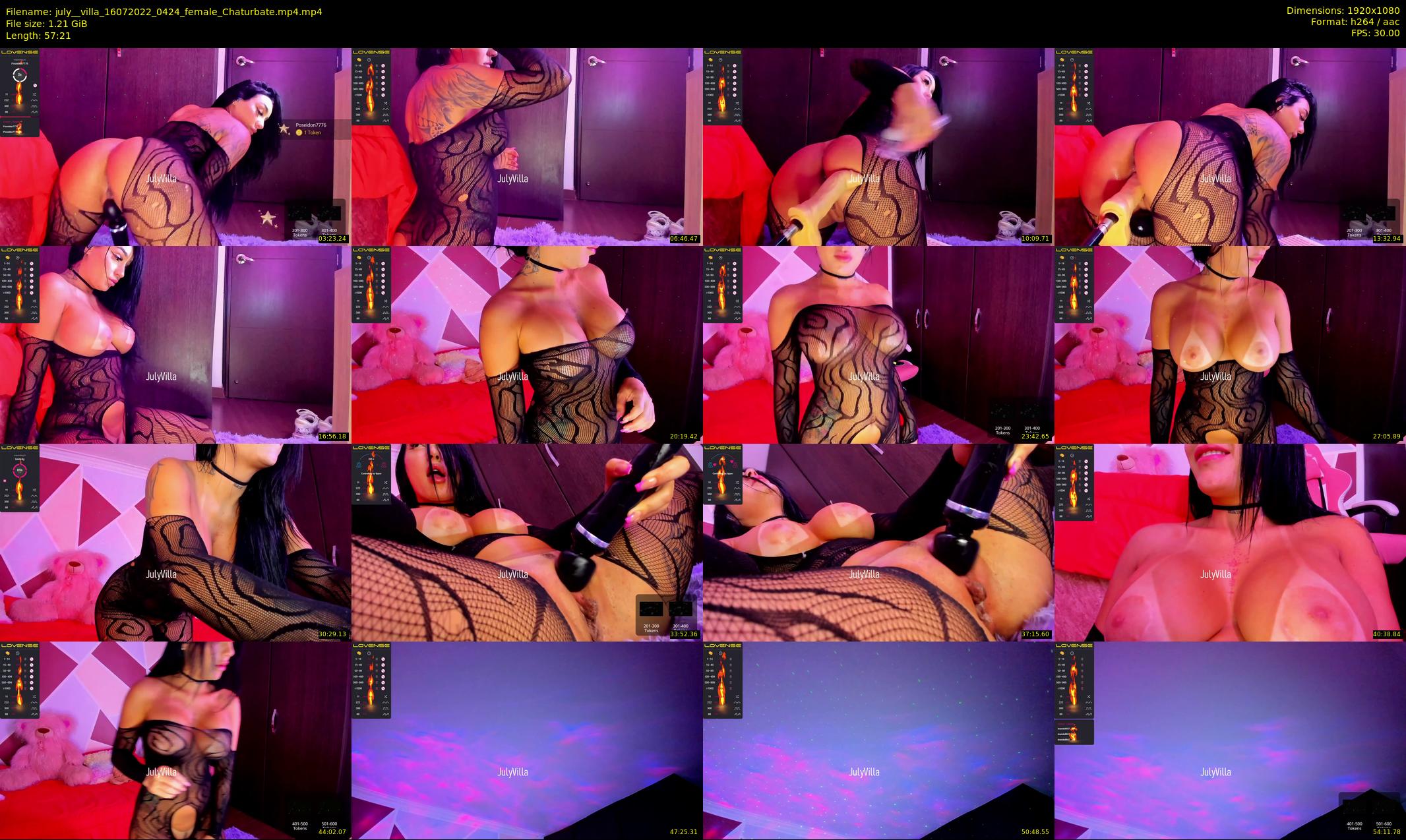 july__villa — 58 minute Chaturbate female cam show recording, 1080p, Jul 16, 2022