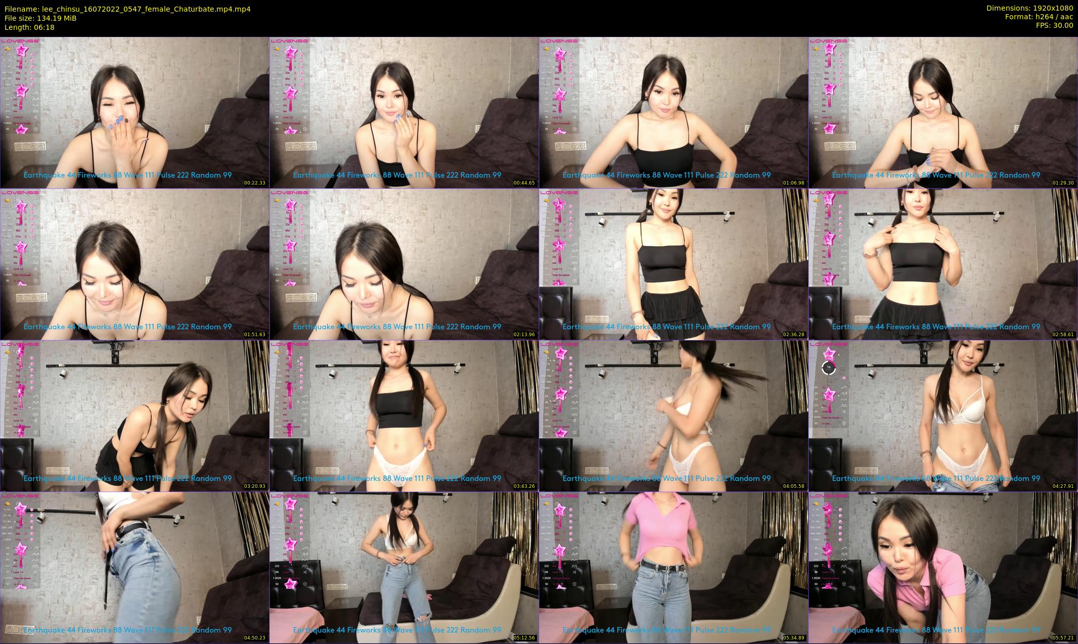 lee_chinsu — 7 minute Chaturbate female cam show recording, 1080p, Jul 16, 2022
