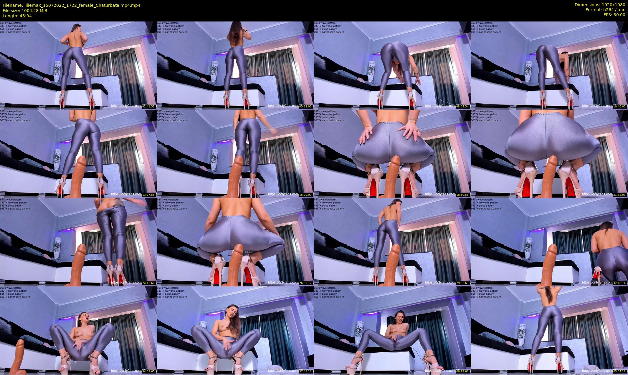 lillemax — 46 minute Chaturbate female cam show recording, 1080p, Jul 15, 2022