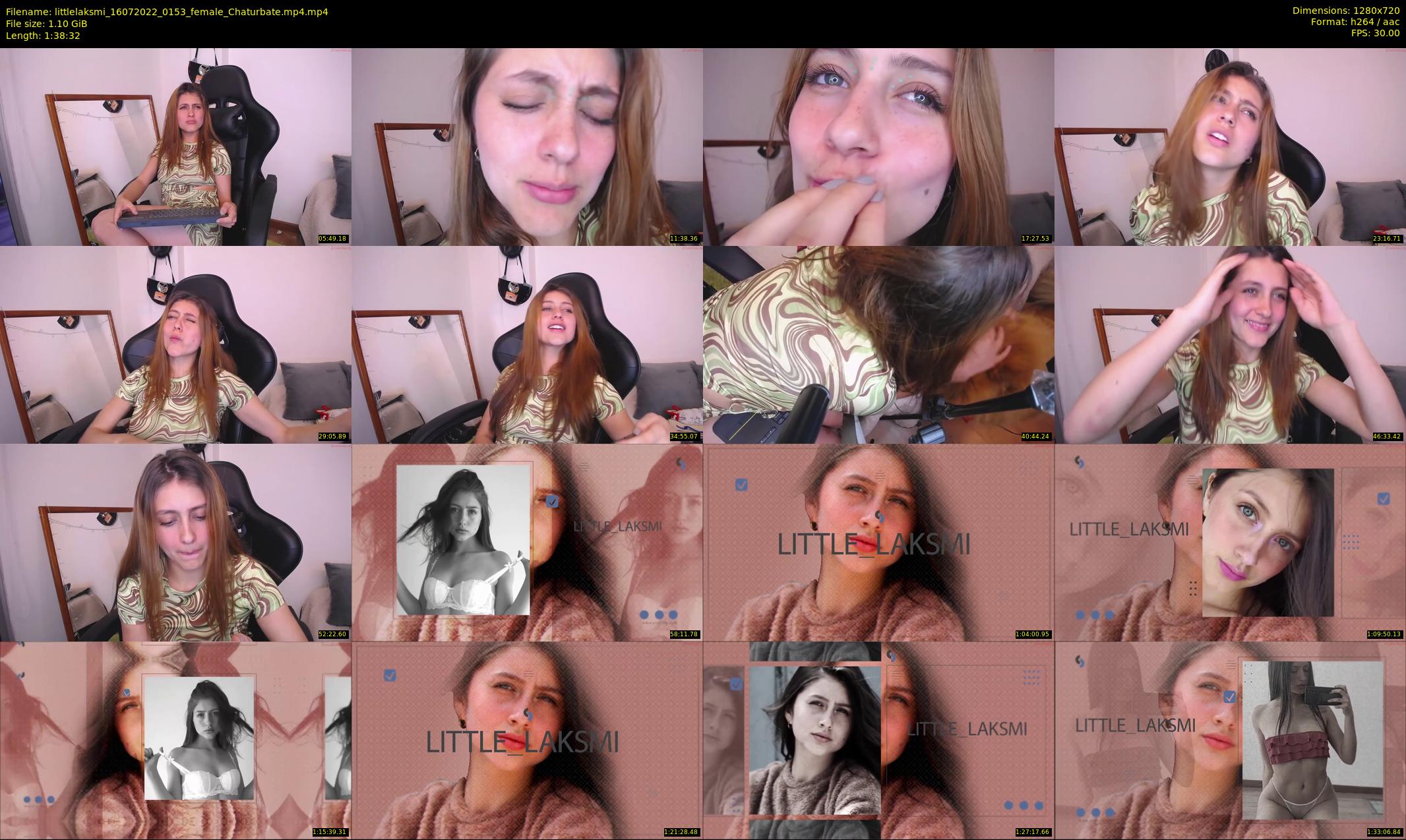 littlelaksmi — 99 minute Chaturbate female cam show recording, 720p, Jul 16, 2022