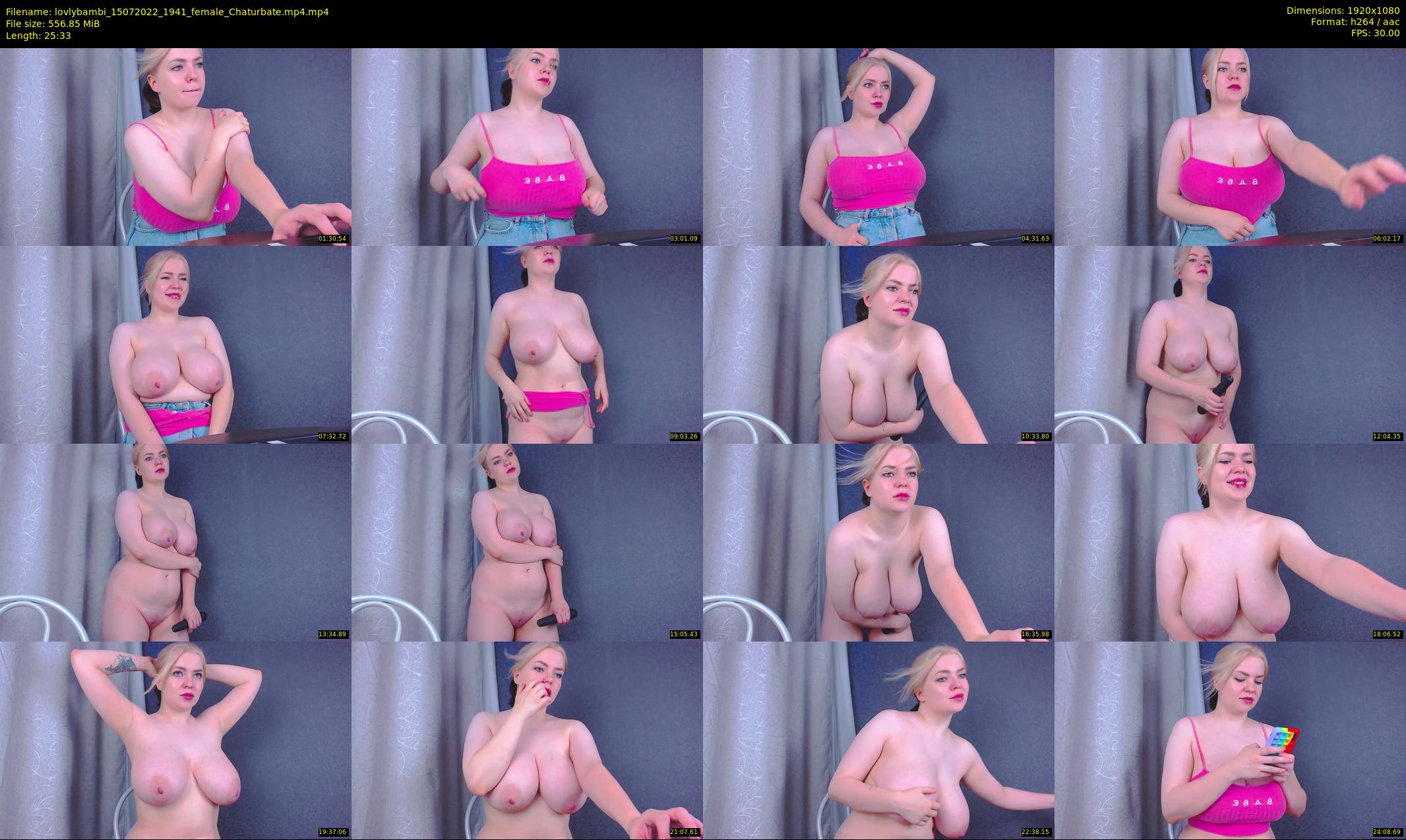 lovlybambi — 26 minute Chaturbate female cam show recording, 1080p, Jul 15, 2022