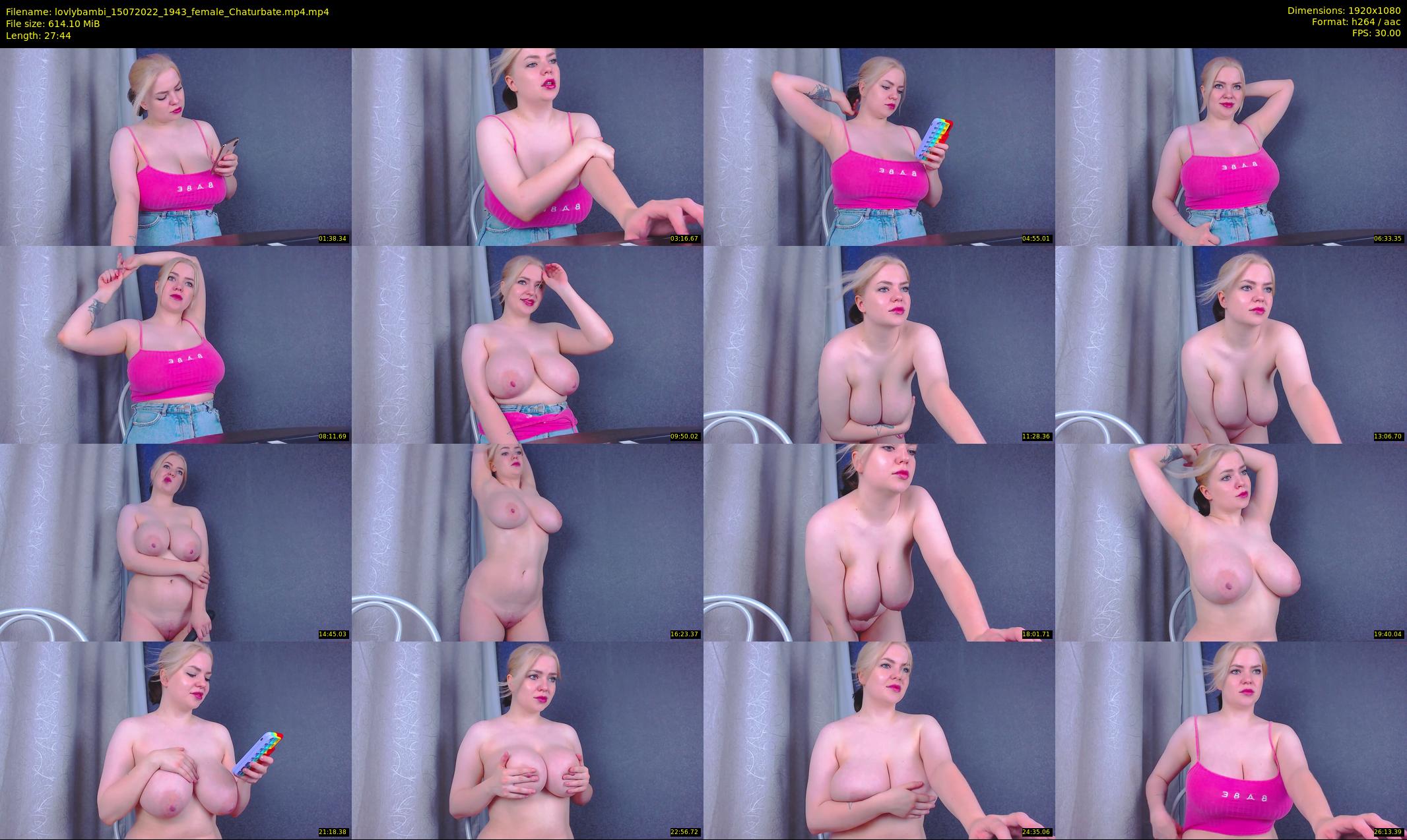 lovlybambi — 28 minute Chaturbate female cam show recording, 1080p, Jul 15, 2022
