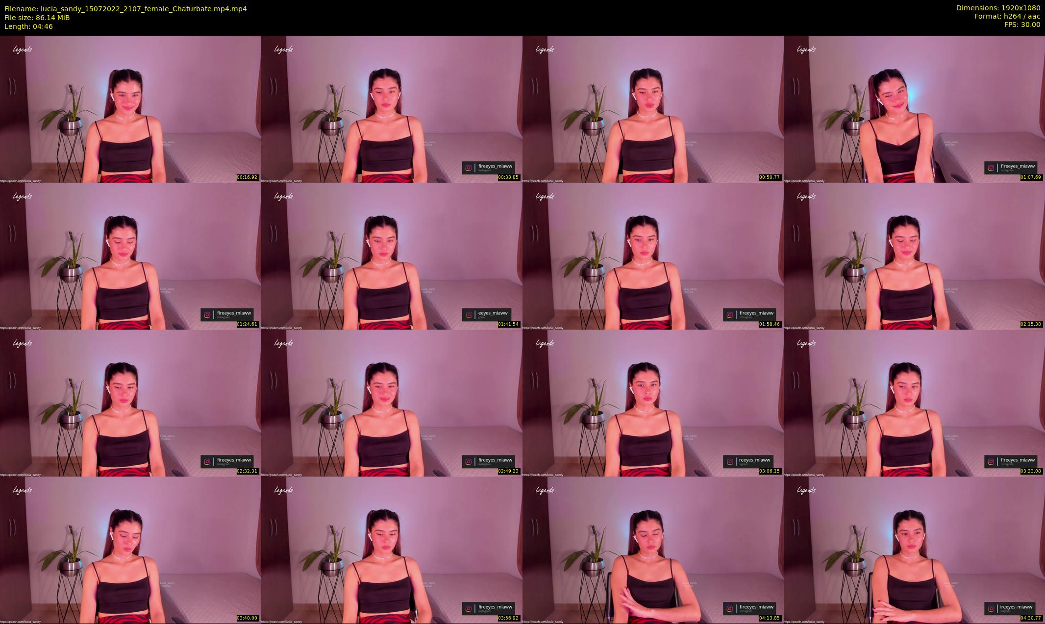 lucia_sandy — 5 minute Chaturbate female cam show recording, 1080p, Jul 15, 2022