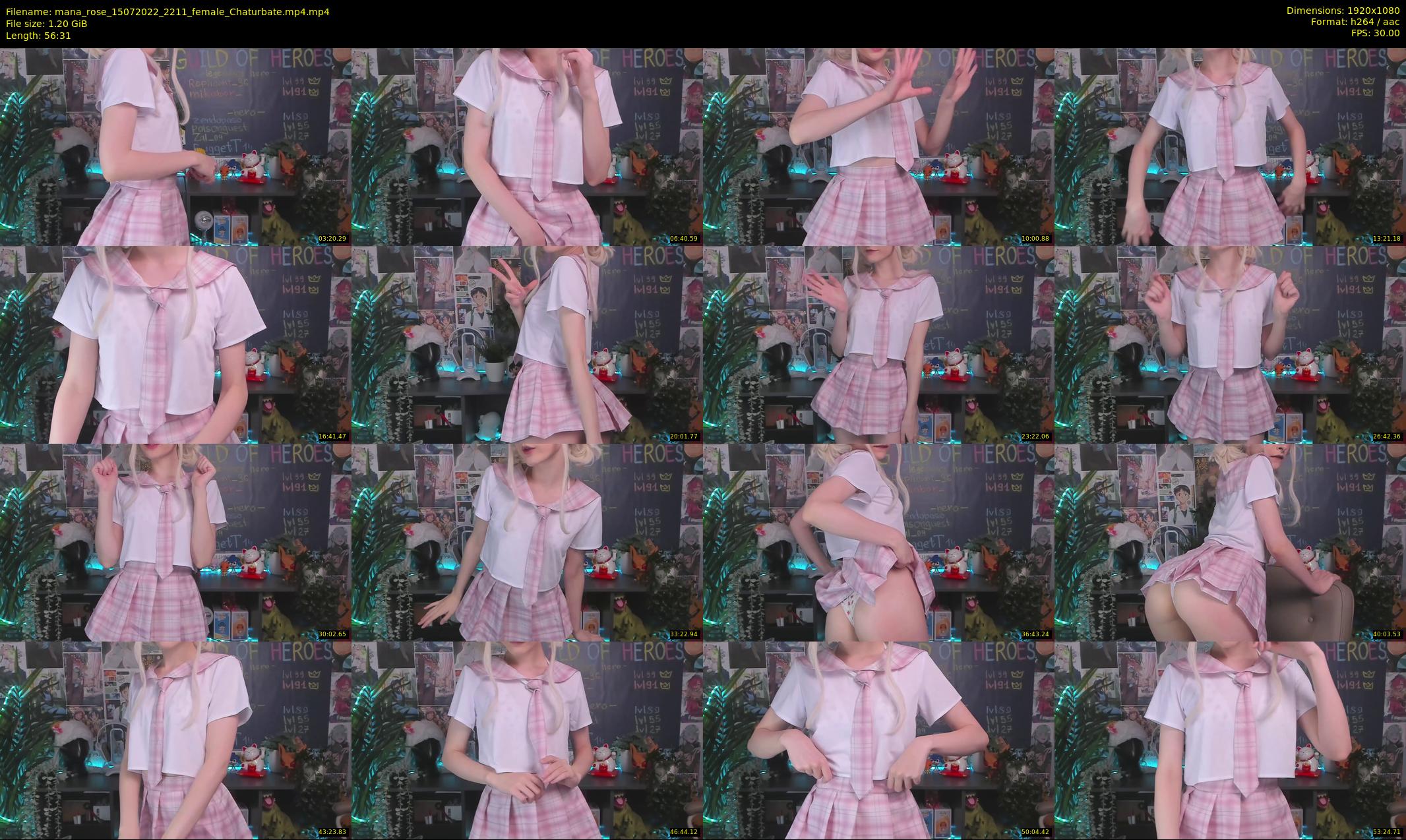 mana_rose — 57 minute Chaturbate female cam show recording, 1080p, Jul 15, 2022
