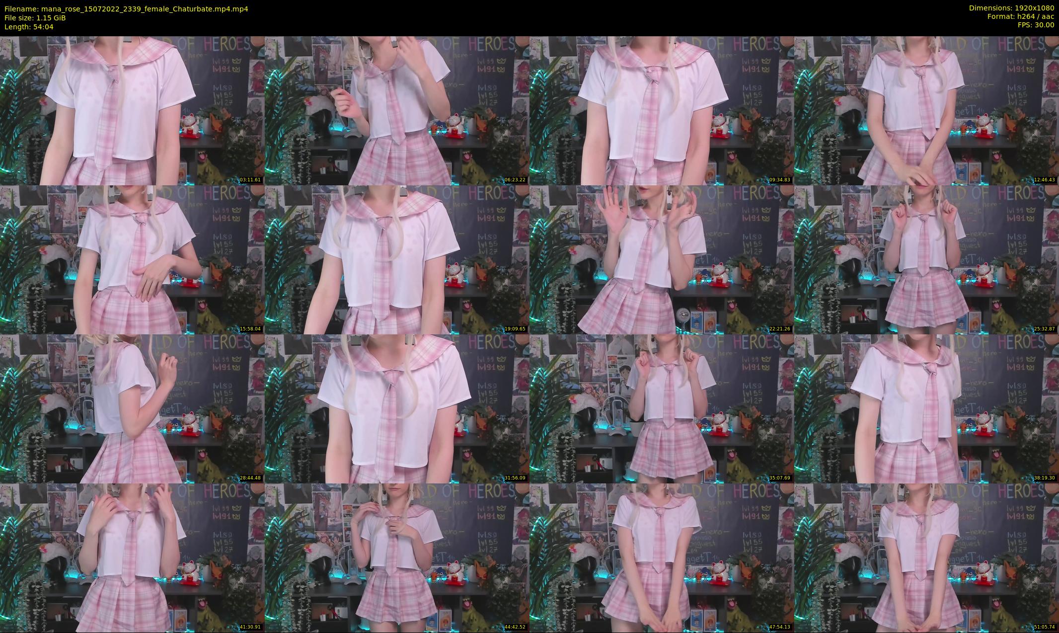 mana_rose — 55 minute Chaturbate female cam show recording, 1080p, Jul 15, 2022
