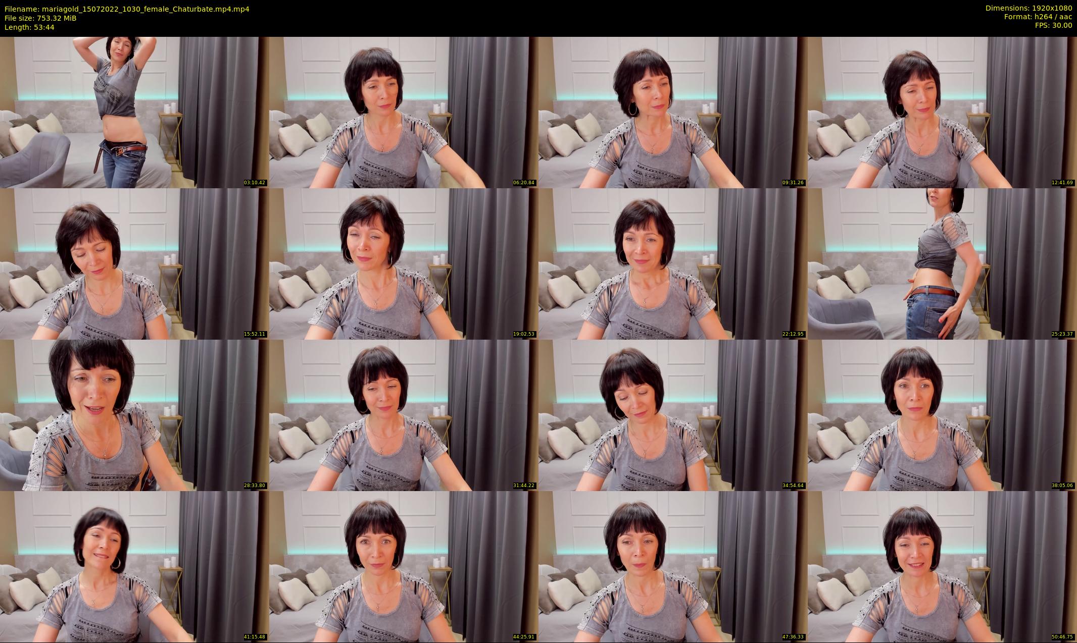 mariagold — 54 minute Chaturbate female cam show recording, 1080p, Jul 15, 2022