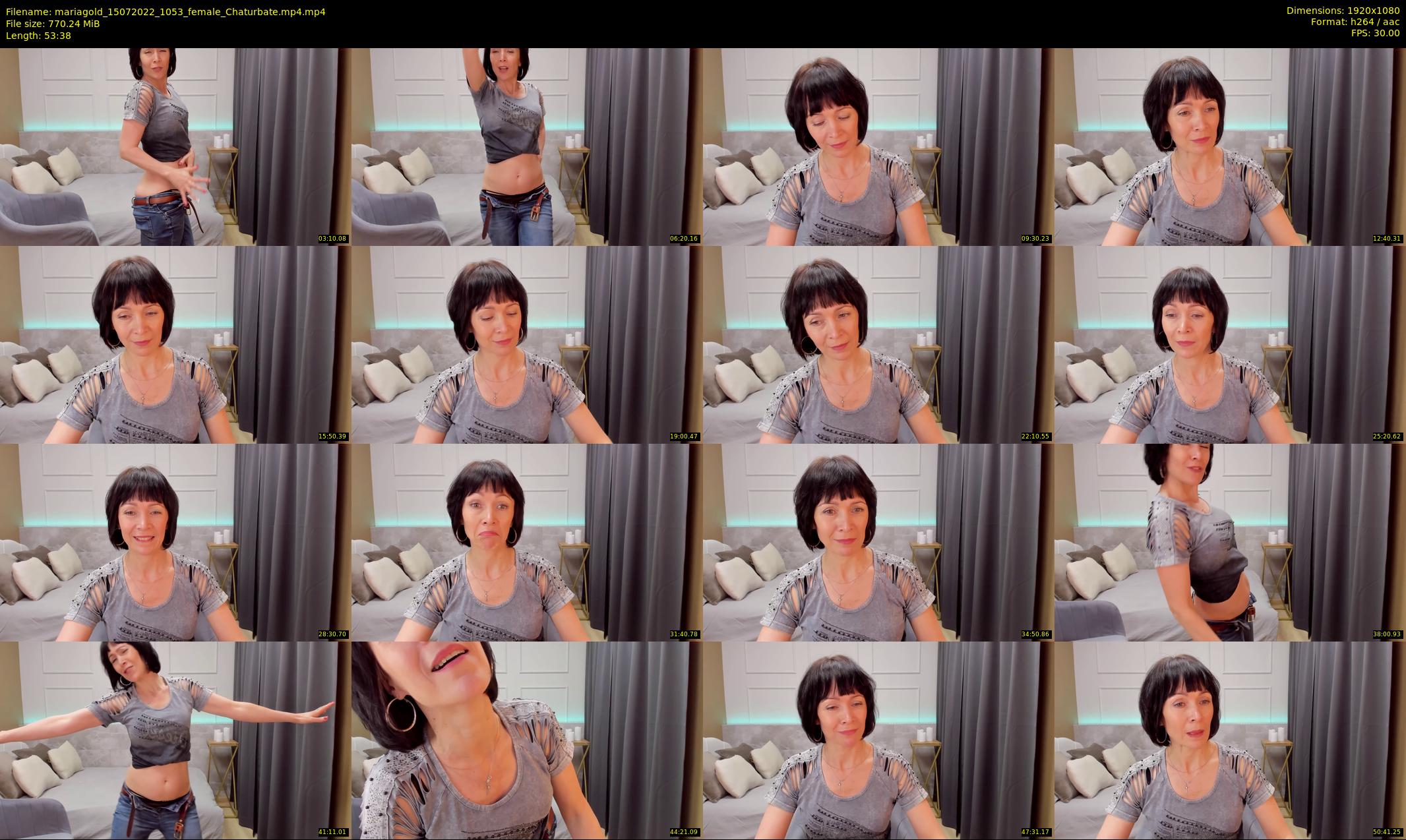 mariagold — 54 minute Chaturbate female cam show recording, 1080p, Jul 15, 2022