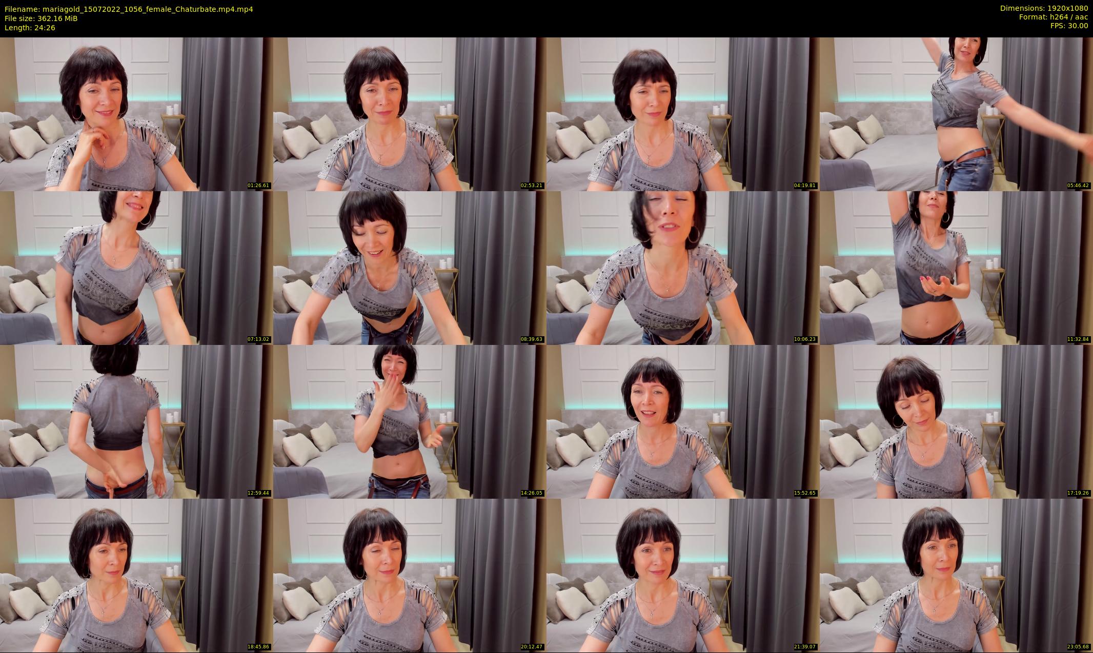 mariagold — 25 minute Chaturbate female cam show recording, 1080p, Jul 15, 2022