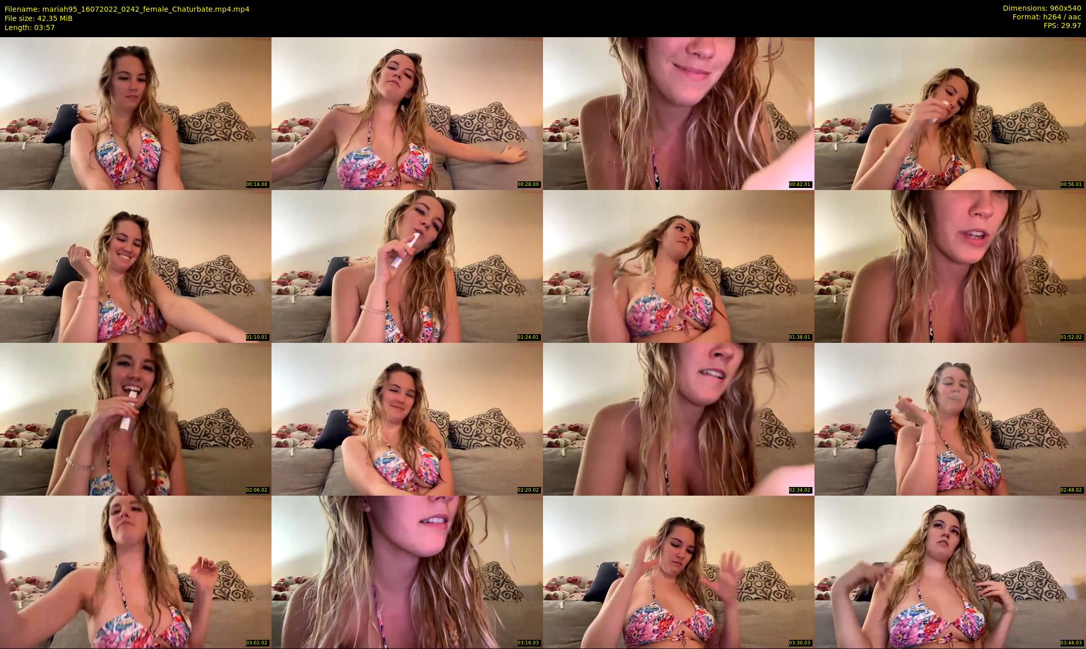 mariah95 — 4 minute Chaturbate female cam show recording, 480p, Jul 16, 2022
