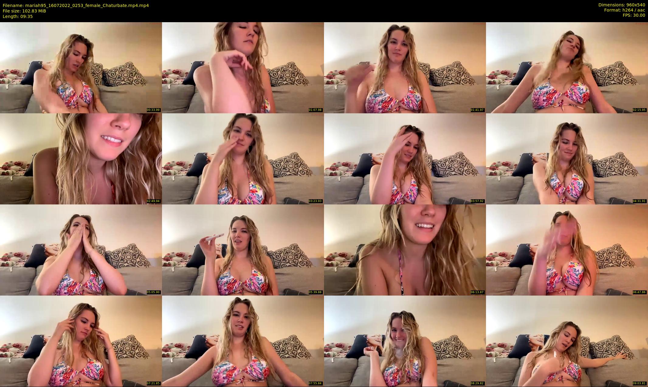 mariah95 — 10 minute Chaturbate female cam show recording, 480p, Jul 16, 2022