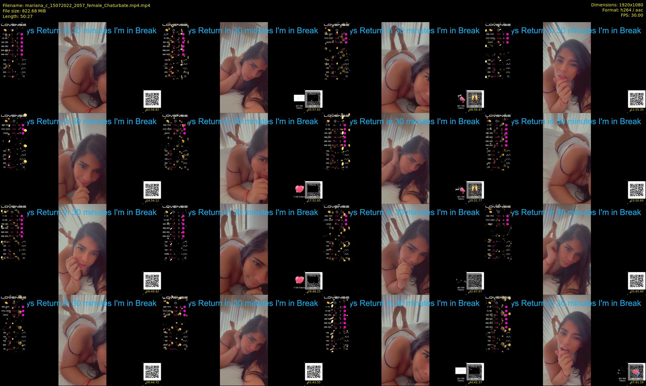mariana_c — 51 minute Chaturbate female cam show recording, 1080p, Jul 15, 2022