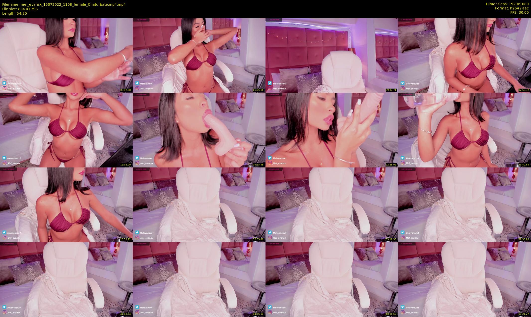 mel_evansx — 55 minute Chaturbate female cam show recording, 1080p, Jul 15, 2022