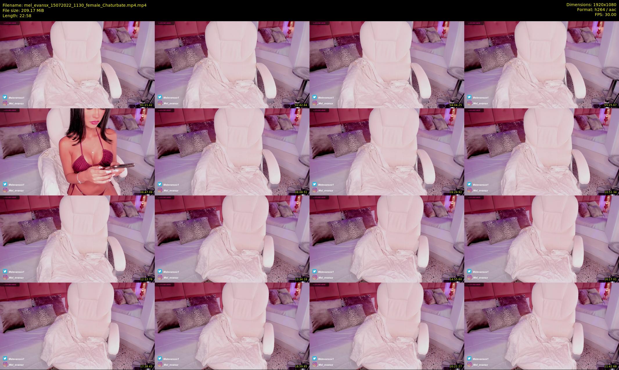 mel_evansx — 23 minute Chaturbate female cam show recording, 1080p, Jul 15, 2022
